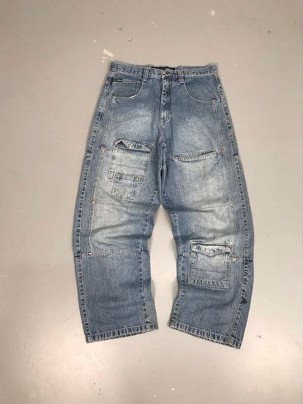JNCO × Southpole Vintage South Pole Multi pocket denim Size US 34 / EU 50 - 1 Thumbnail