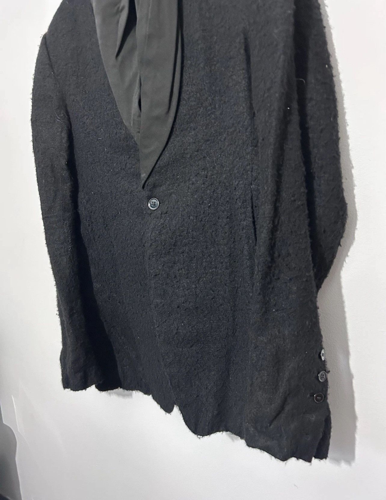 Rick Owens Rick Owens Men's Cashmere And Silk Black Jacket Size 42” Size 42R - 3 Thumbnail