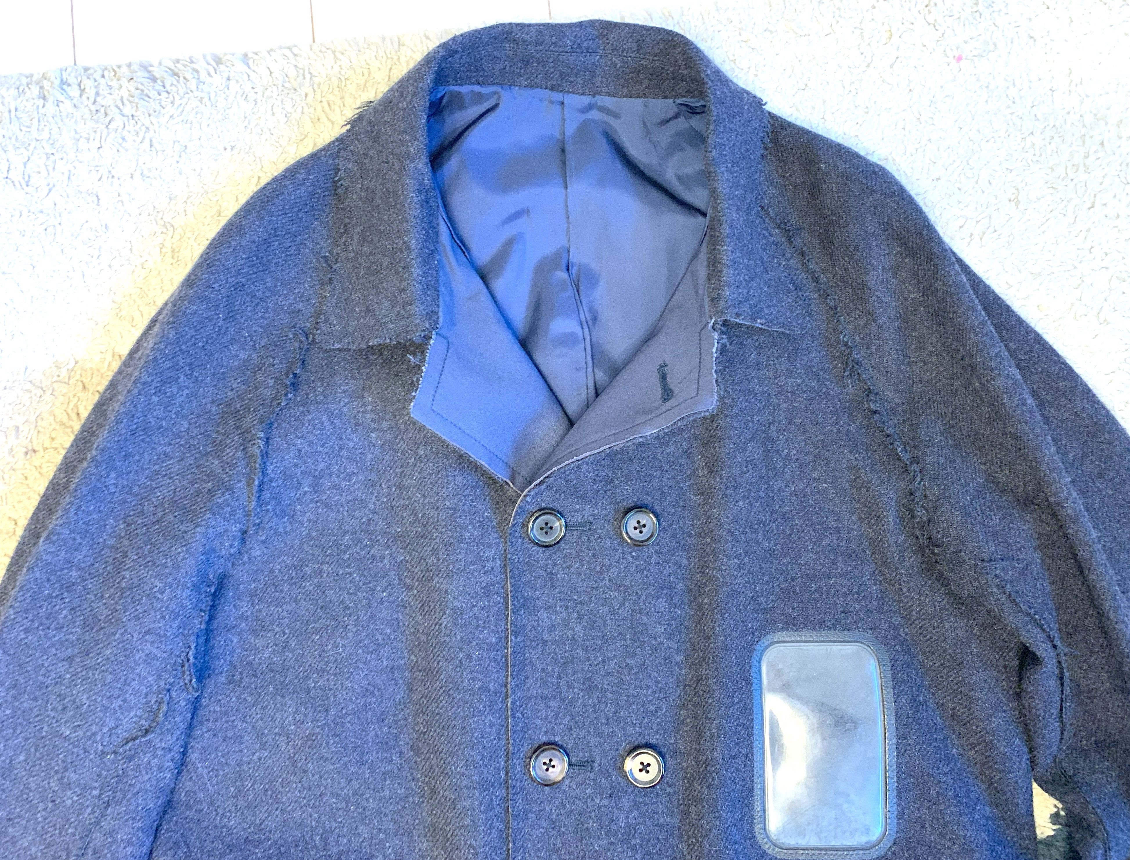 Undercover Undercover 2015aw raw seam wool coat, size 3 (M) Size US M / EU 48-50 / 2 - 8 Thumbnail