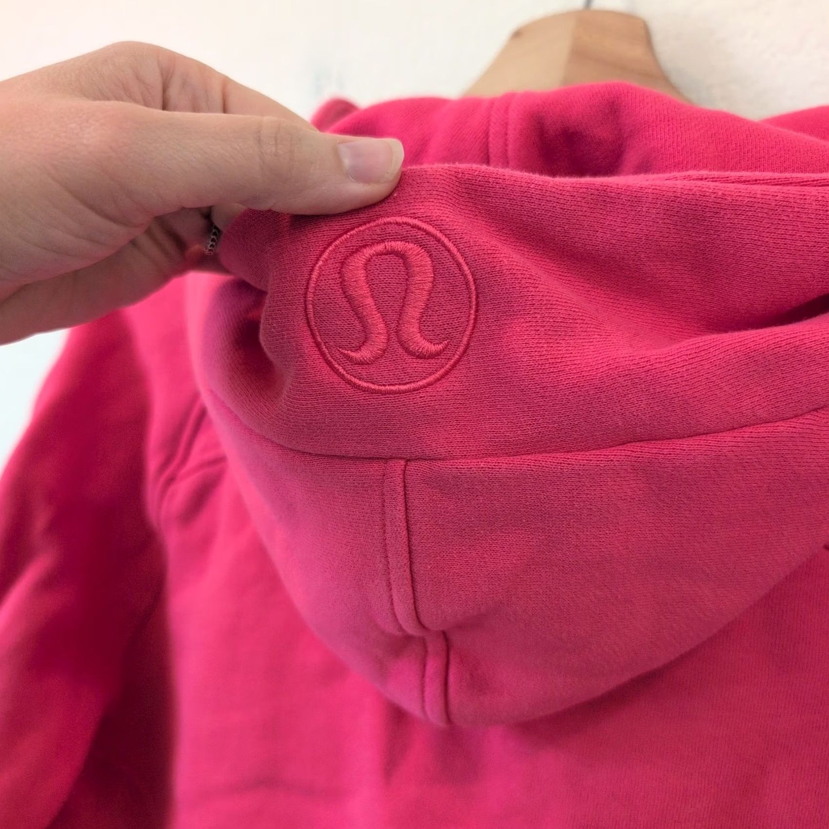 Lululemon Lululemon Hoodie Pullover Crop Scuba Boxy Pink 1/2 Zip M/L Womens Excellent Size M / US 6-8 / IT 42-44 - 6 Thumbnail