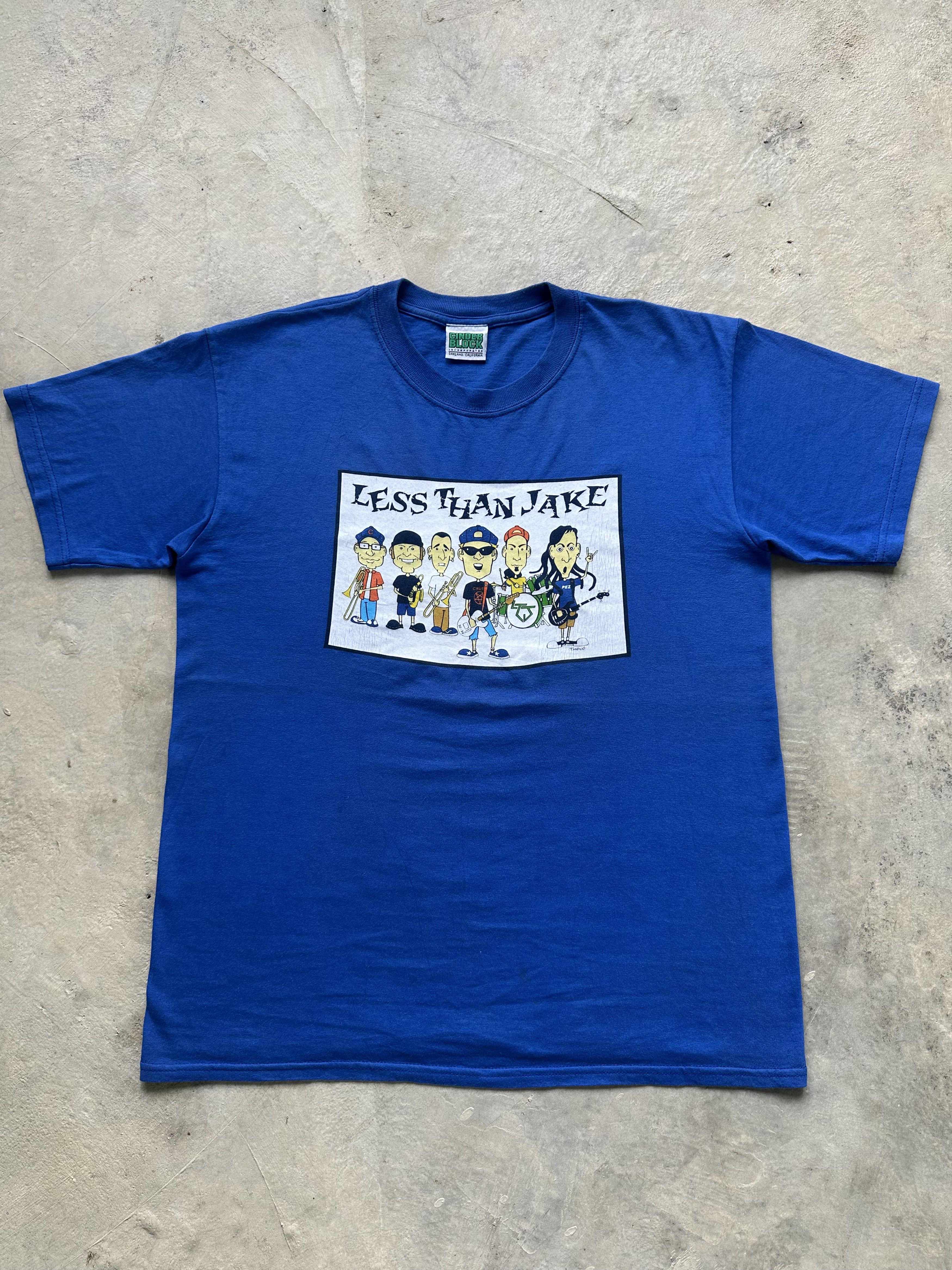 Band Tees Vintage 90s Less Than Jake Punk Rock Band Tee Size US L / EU 52-54 / 3 - 1 Thumbnail