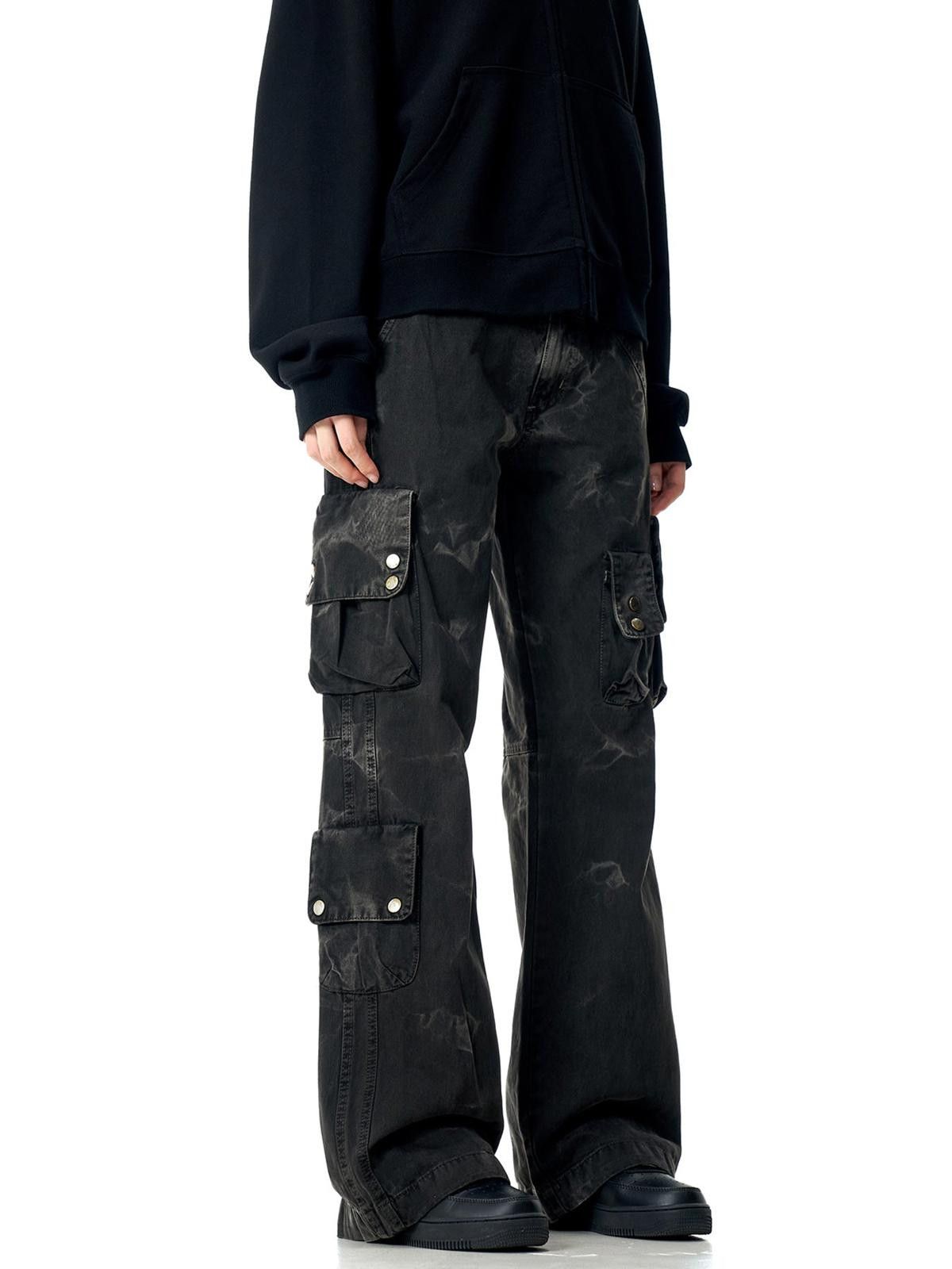 Vintage Cargo Pants, Loose Fit Utility Trousers Size US 30 / EU 46 - 4 Thumbnail