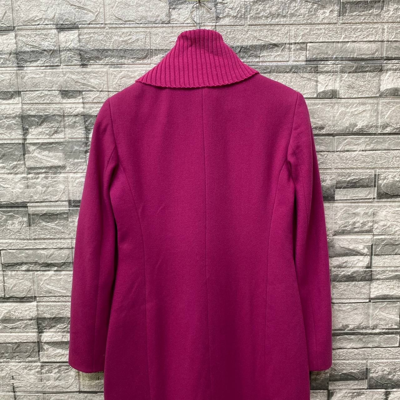 Dolce & Gabbana VINTAGE DOLCE&GABBANA ARCHIVE FUCHSIA BOILED WOOL SWING COAT Size S / US 4 / IT 40 - 8 Thumbnail