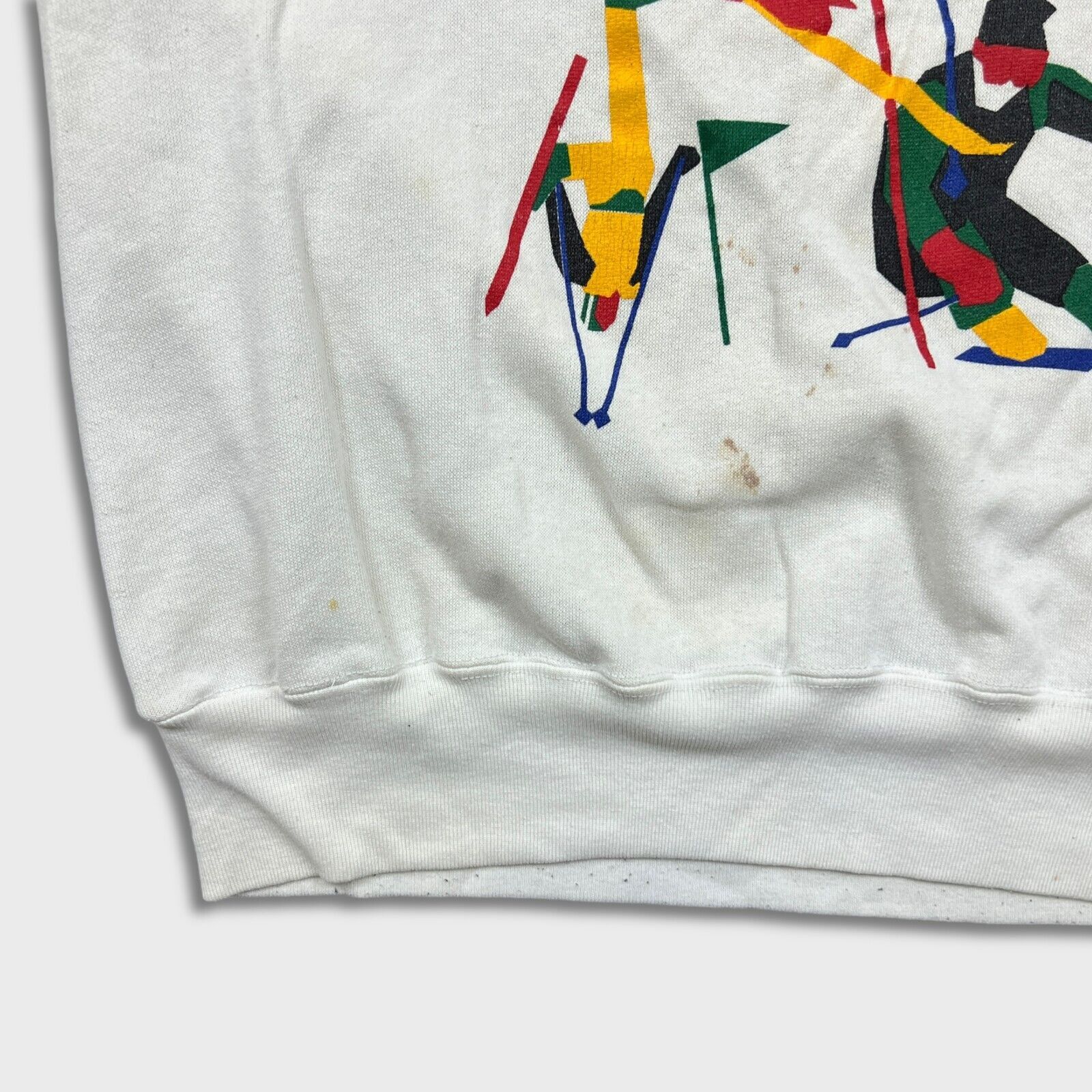 Vintage Skiing Alpine Medium Nordic All Over Print Sweatshirt 90s Size US M / EU 48-50 / 2 - 7 Thumbnail