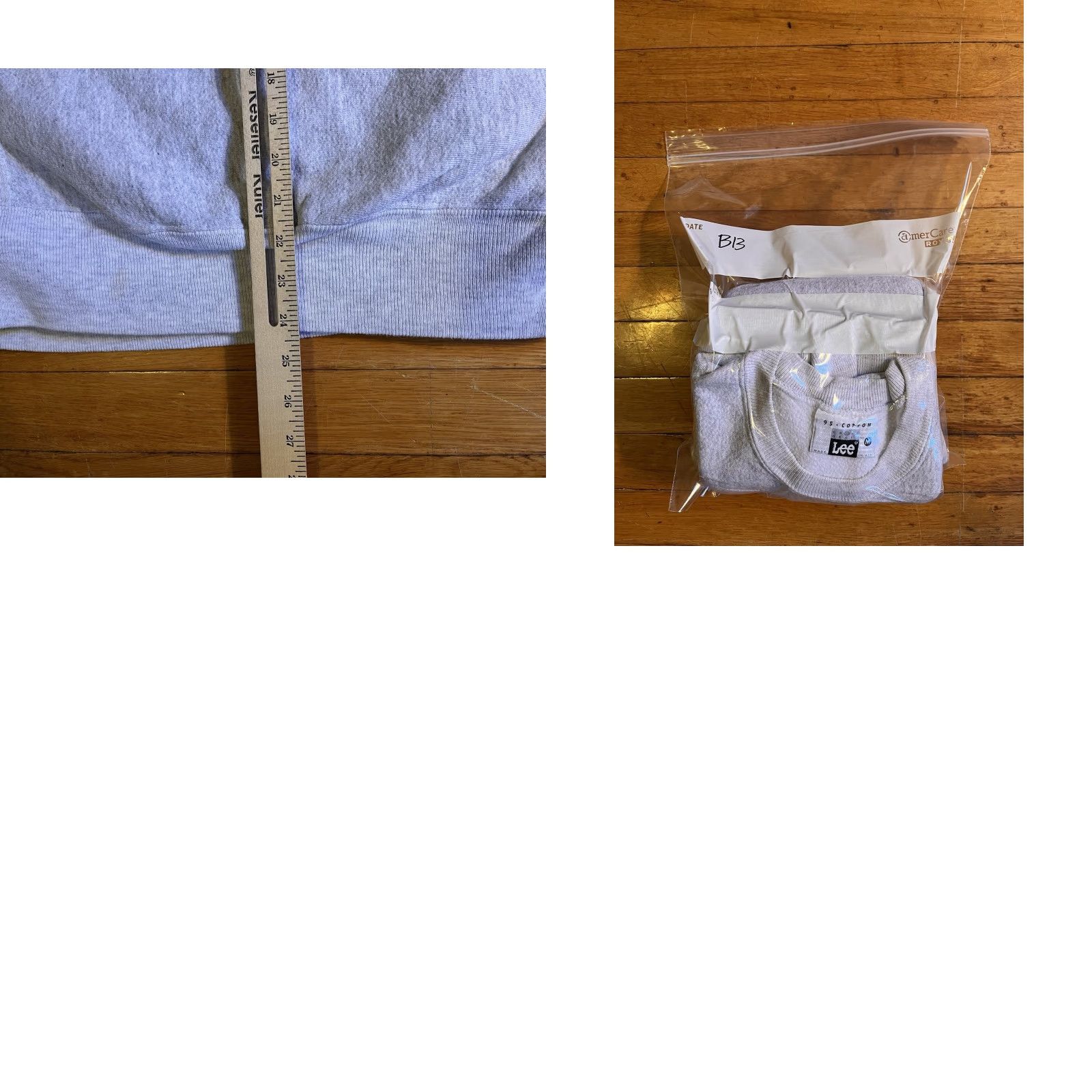 Lee VINTAGE Notre Dame Basketball Lee Cross Grain Sweatshirt M Grey 90s Size US M / EU 48-50 / 2 - 8 Thumbnail