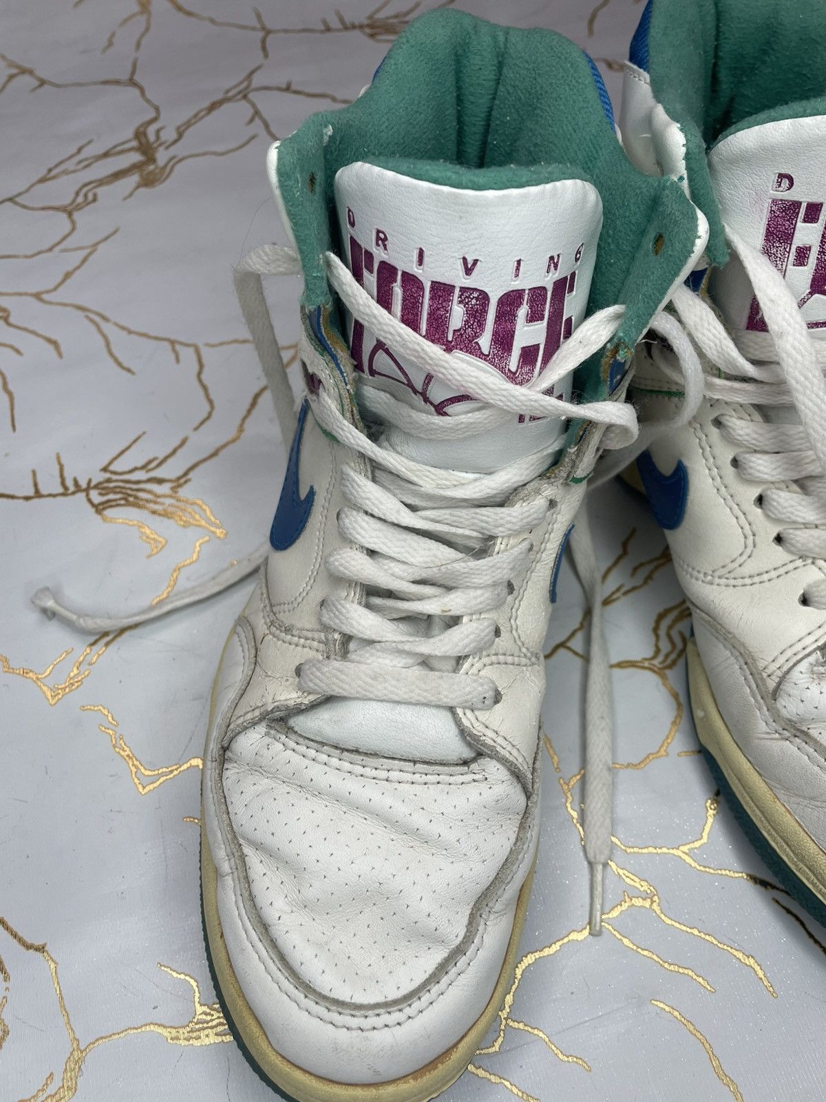 Nike × Nike ACG × Vintage Vinta Nike Driving Force High Sneakers 1989 Original US7.5-8 Size US 7.5 / EU 40-41 - 3 Thumbnail