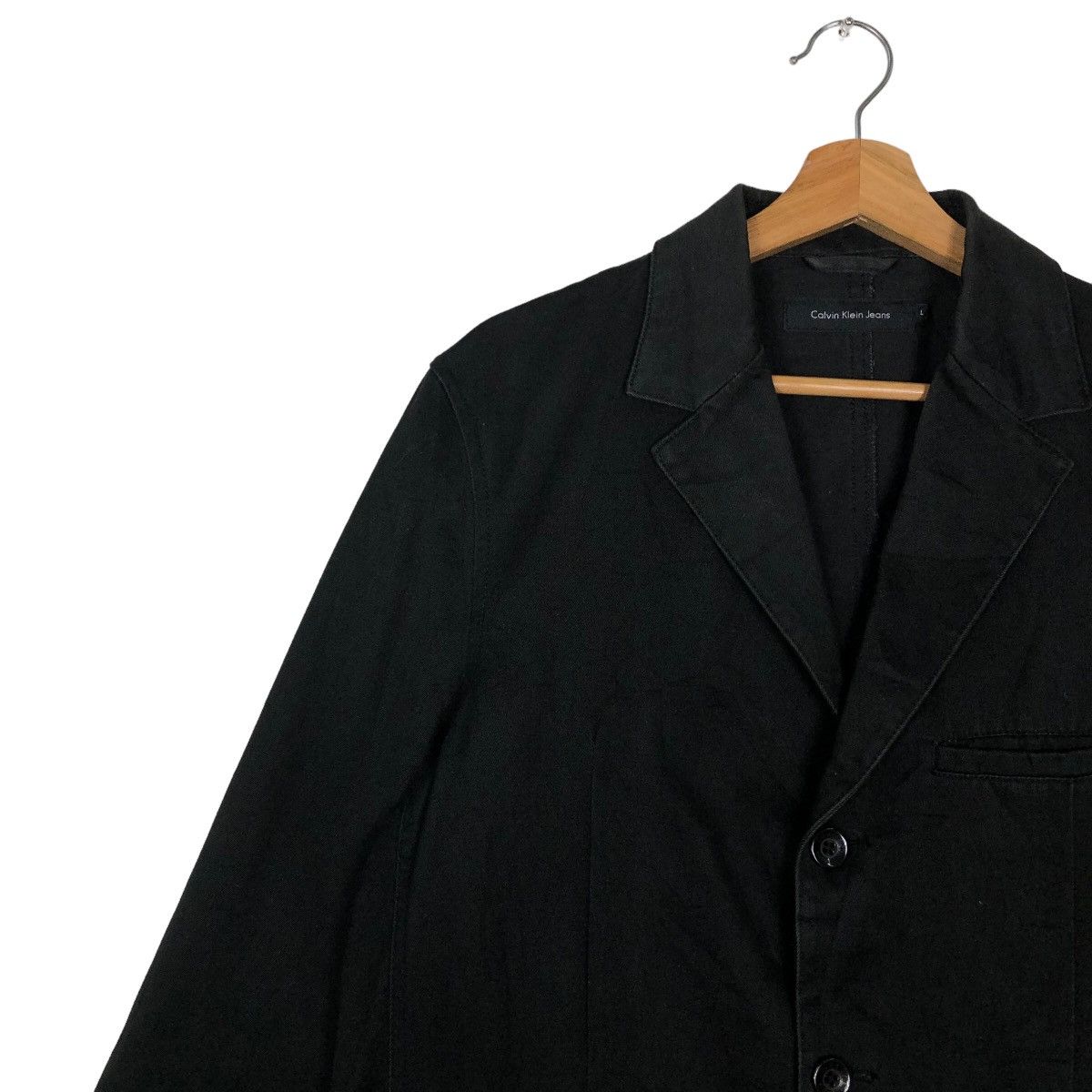 Japanese Brand 🔥90’s Hickory Chore Jacket Work Calvin Klein Issey Miyake Size US L / EU 52-54 / 3 - 6 Thumbnail