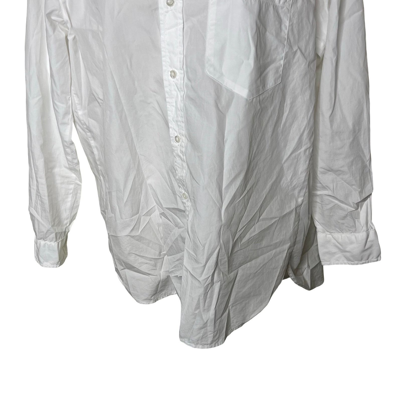Frank & Eileen Frank and Eileen JOEDY Boyfriend Button-Up Shirt White S Size S / US 4 / IT 40 - 4 Thumbnail