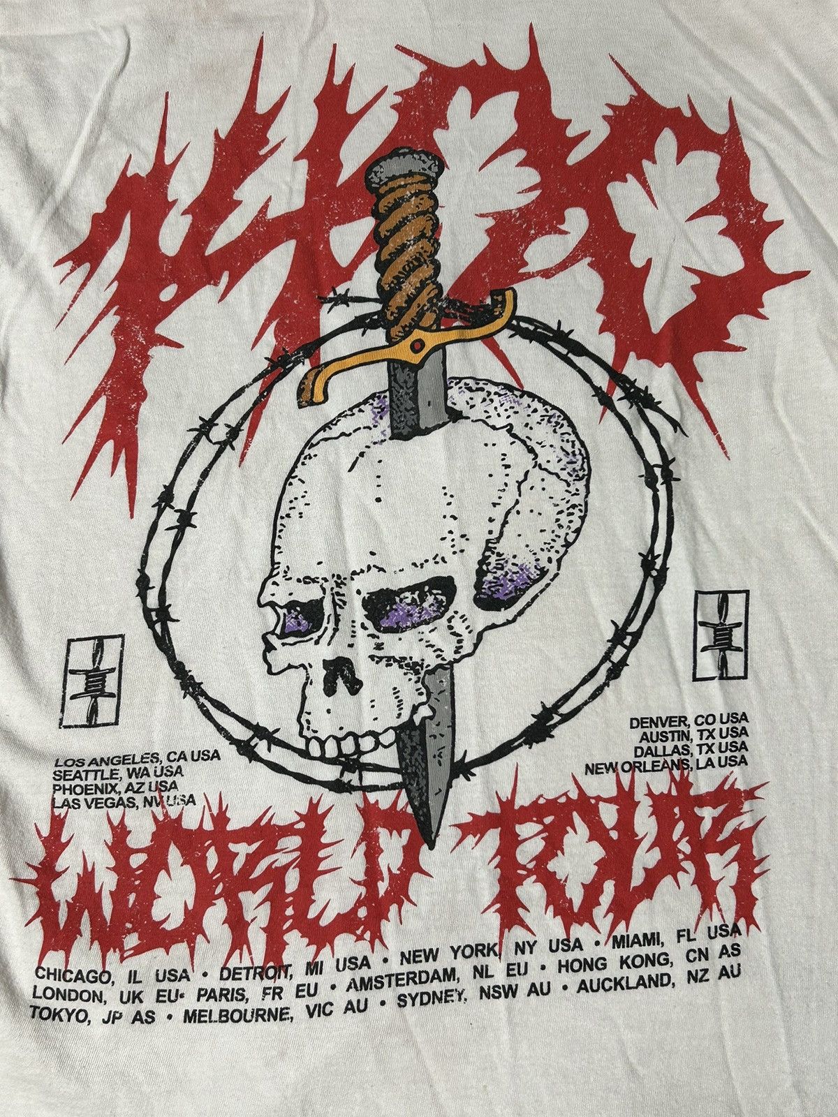 Trippie Redd Trippie redd white barbwire longsleeve Size US S / EU 44-46 / 1 - 1 Thumbnail