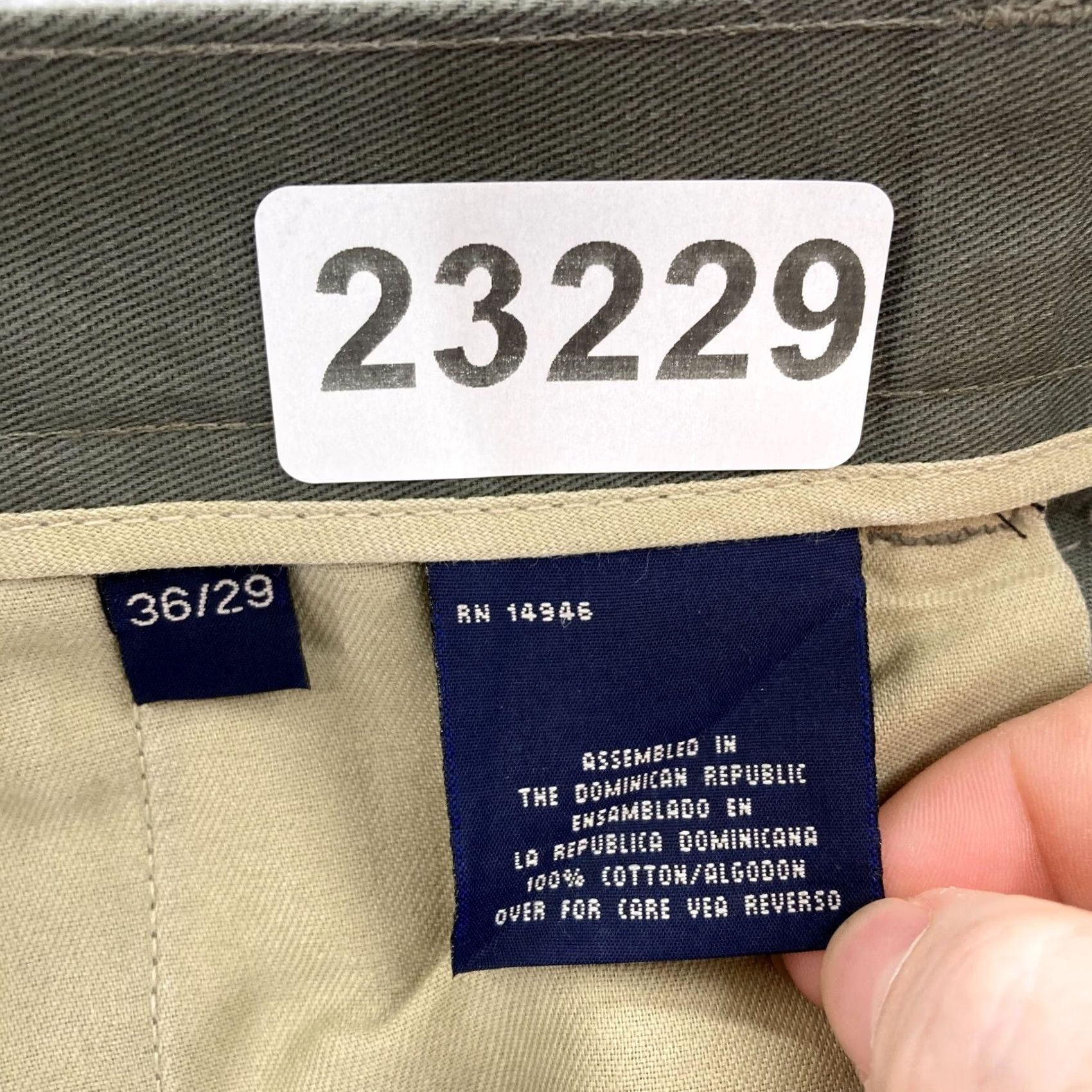 Vintage Berkley & Jensen Khaki Pants Mens 36x29 Green Wrinkle Free Pleated Tapered NWT Pants Size US 36 / EU 52 - 4 Thumbnail