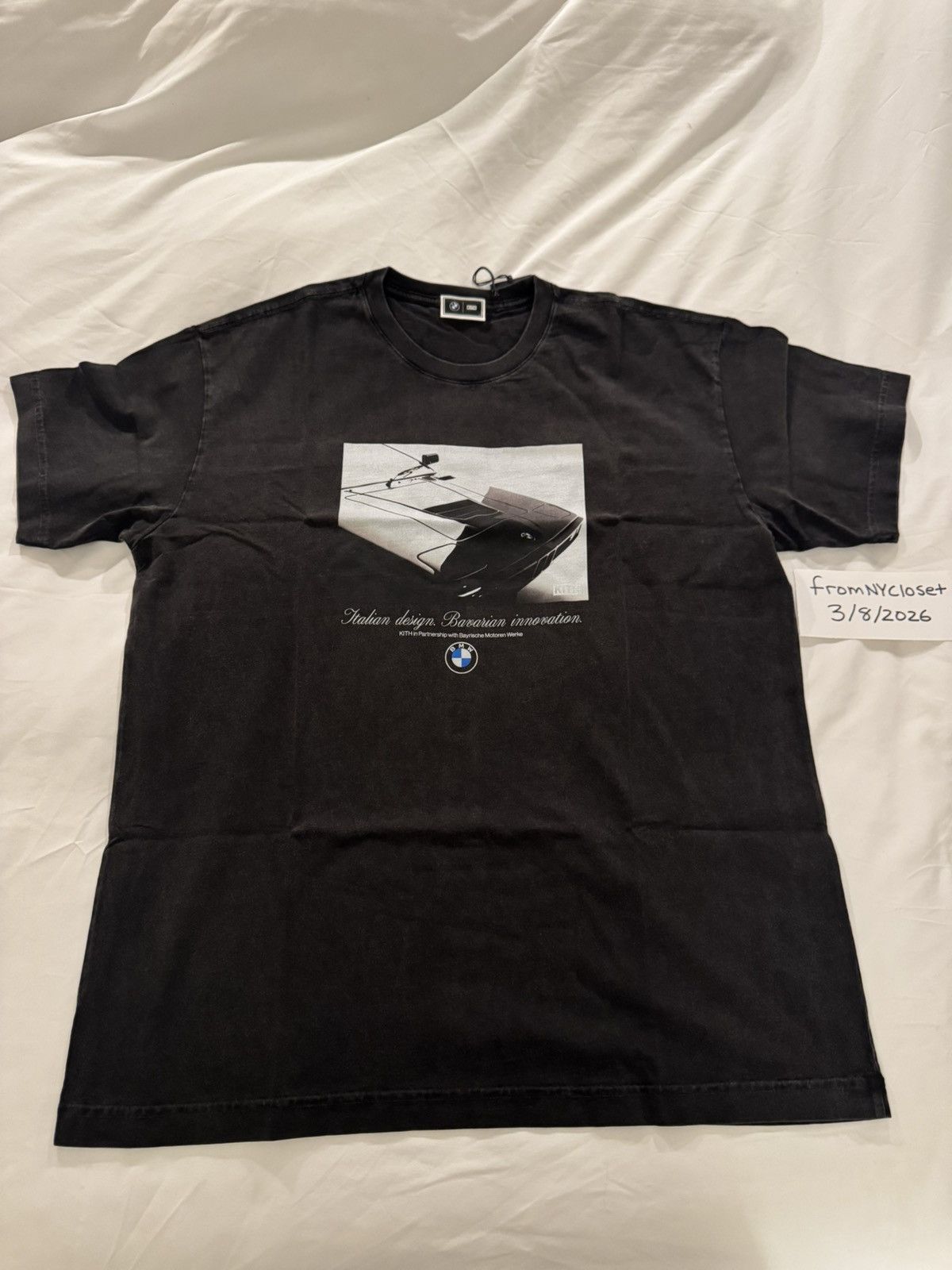 BMW × Kith KITH BMW M1 Black Tee Size US L / EU 52-54 / 3 - 2 Thumbnail