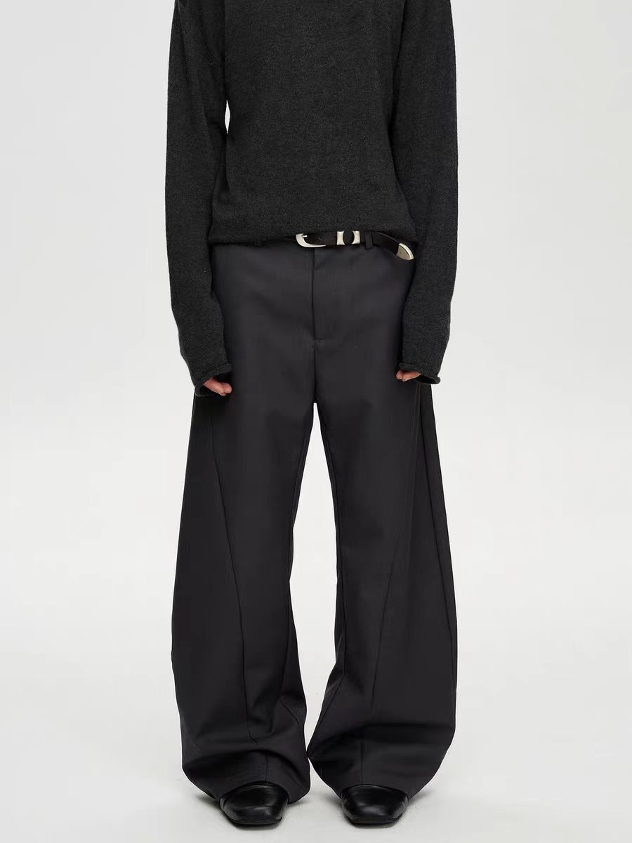 Jean Black baggy casual pants Size US 30 / EU 46 - 2 Thumbnail