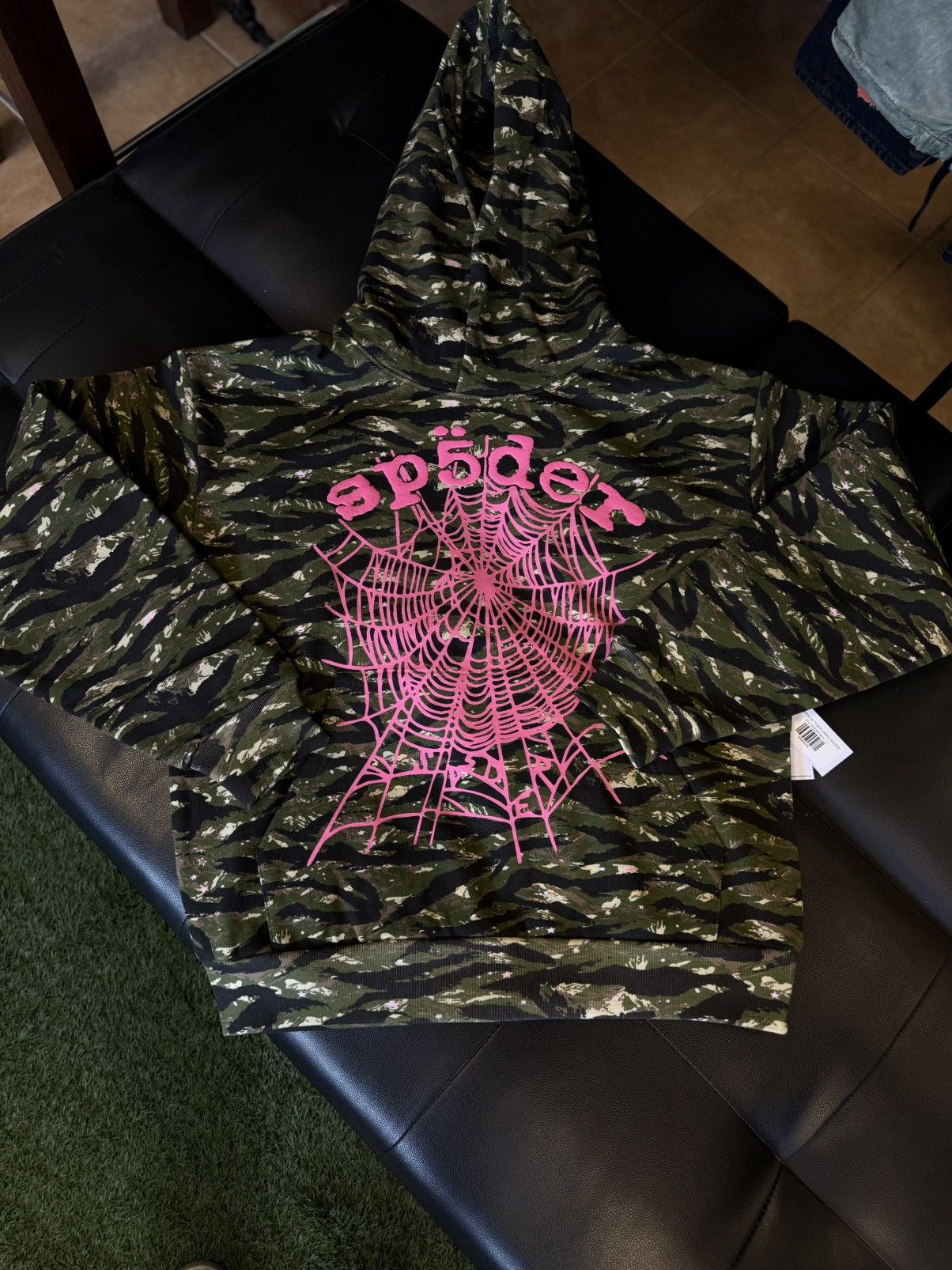 Sp5der Sp5der Worldwide Green Camo Hoodie Size L (NEW) Size US L / EU 52-54 / 3 - 1 Thumbnail