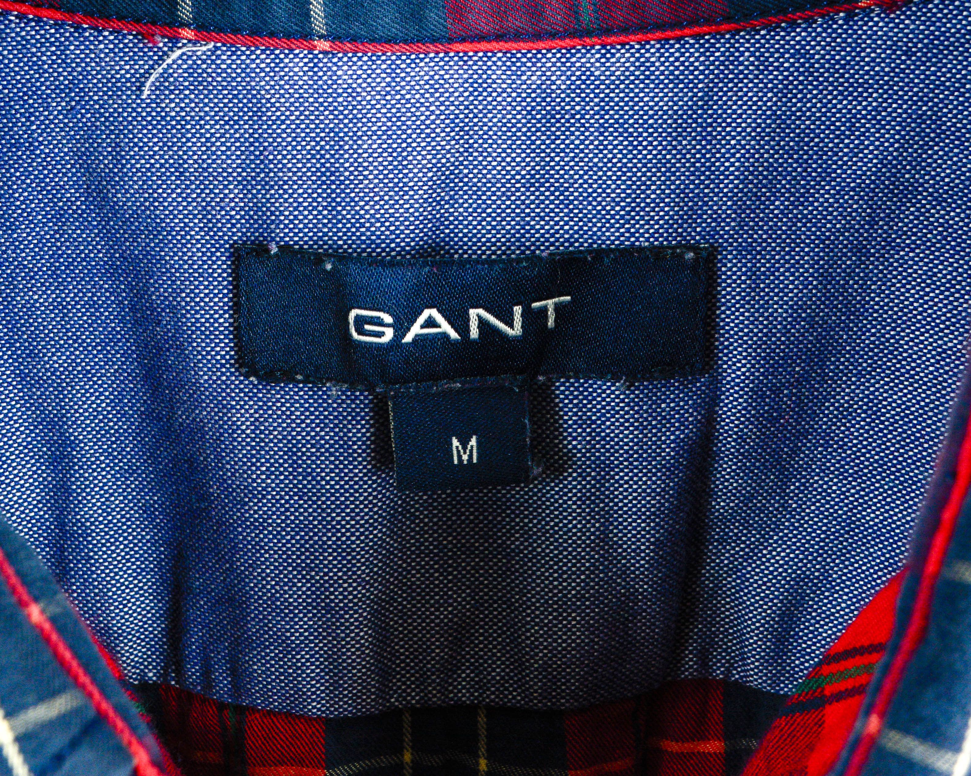 Gant GANT Fitted Shirt Check Formal Cotton Casual Long Sleeve Size US M / EU 48-50 / 2 - 4 Thumbnail