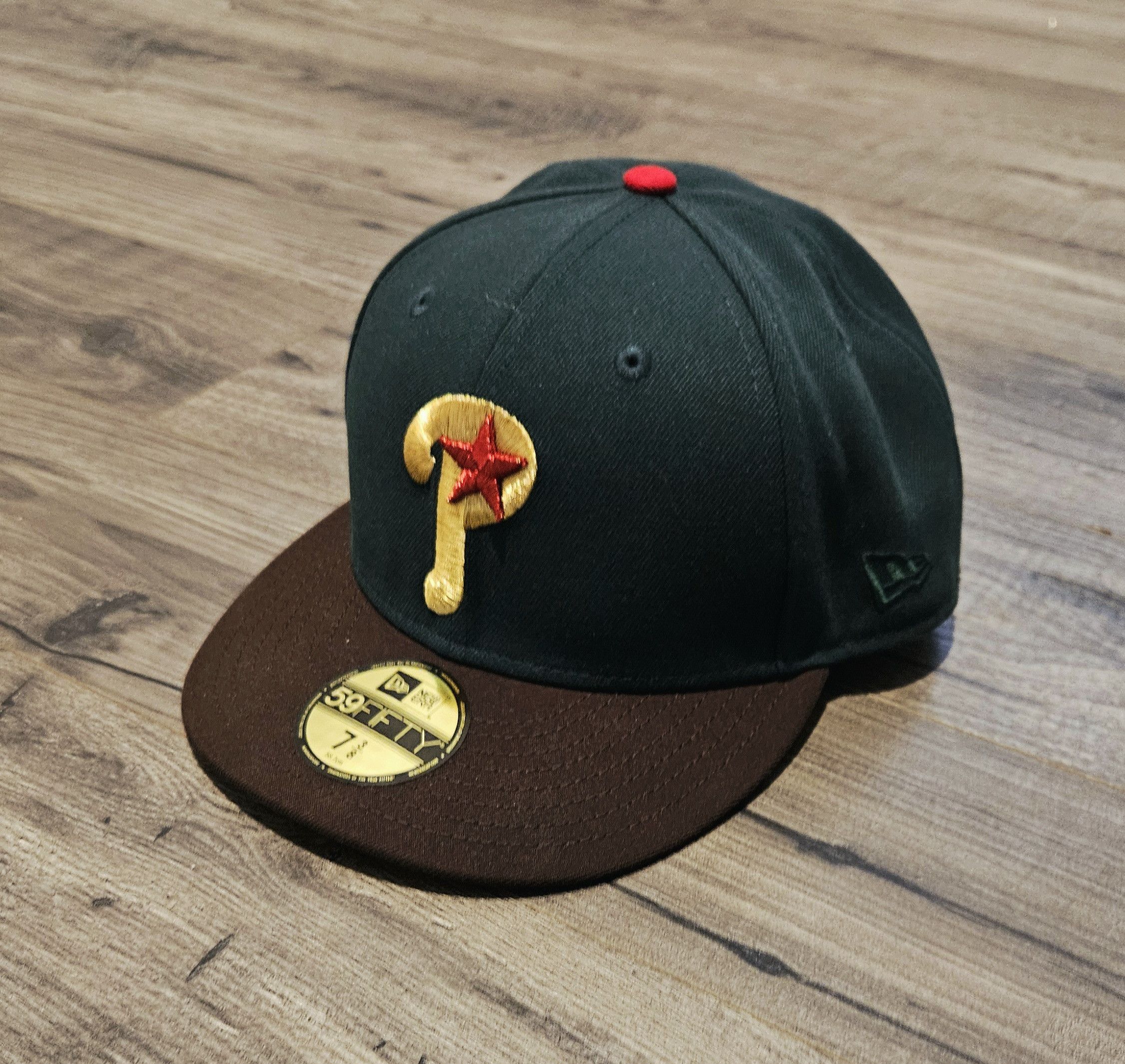 New Era NEW ERA 59FIFTY GREEN PHILLIES WITH 1996 ALL STAR PATCH Size ONE SIZE - 2 Thumbnail