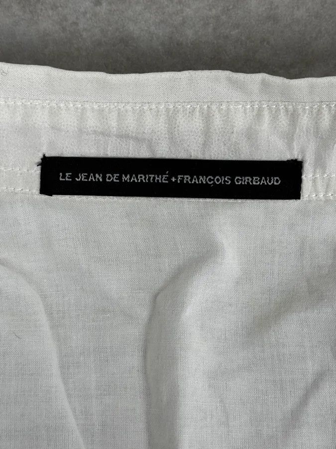 Marithe + Francois Girbaud 2000s Marithé + François Girbaud Stars White Shirt Size US S / EU 44-46 / 1 - 12 Thumbnail