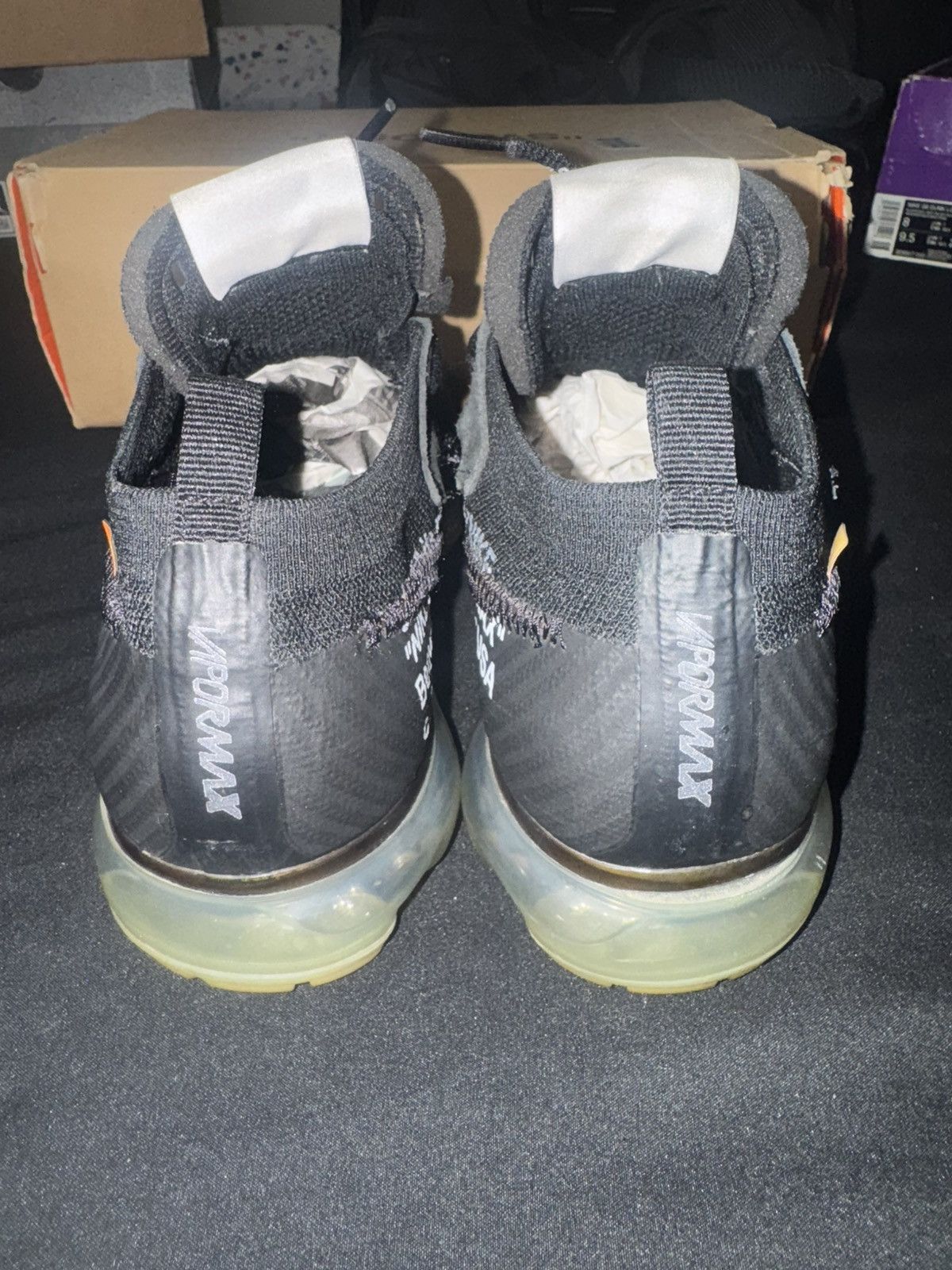 Nike × Off-White Nike Air Vapormax ‘Off-White Black’ Size 7.5M Size US 7.5 / EU 40-41 - 5 Thumbnail