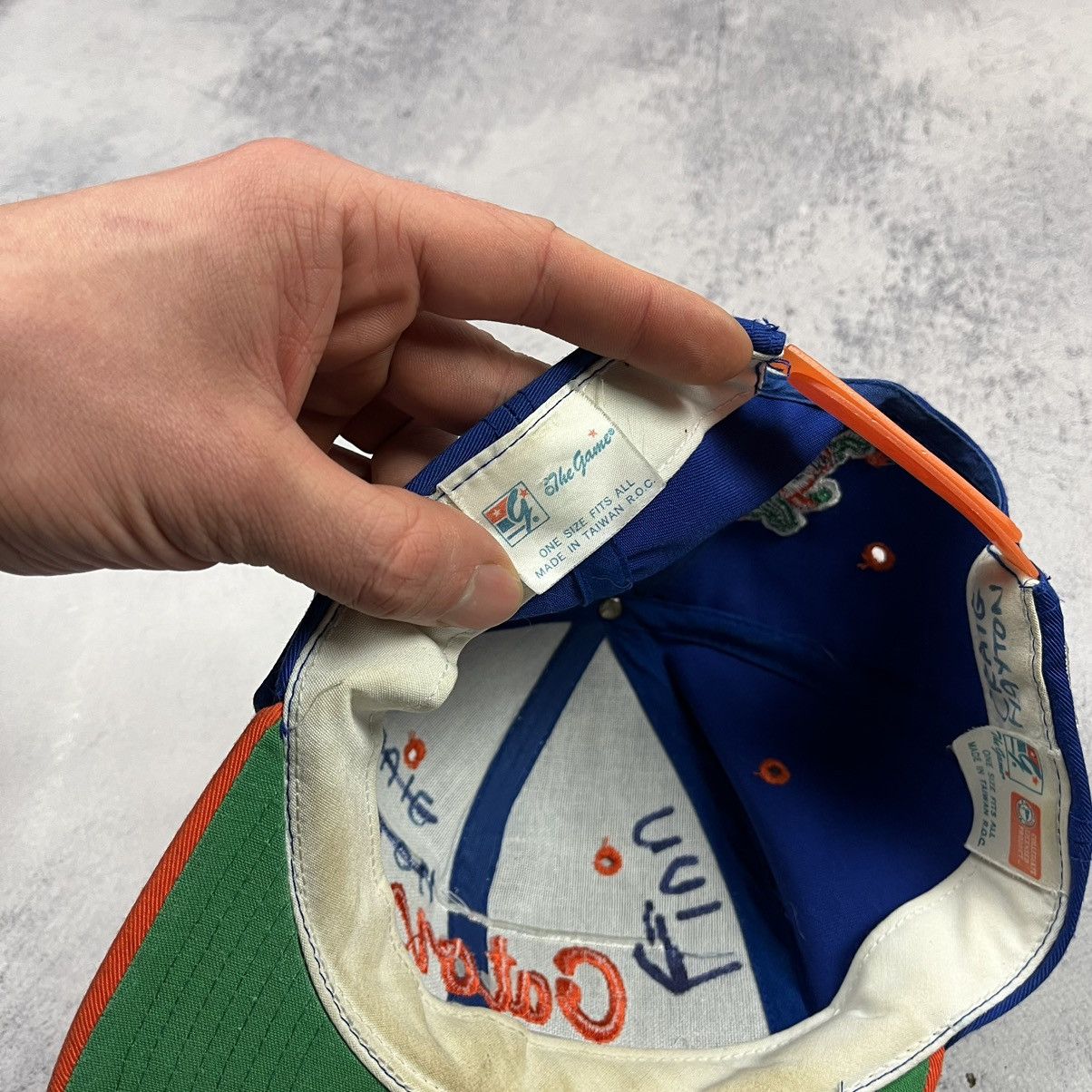 MLB Vintage Florida Gators y2k MLB the game cap 90’s Size ONE SIZE - 6 Thumbnail