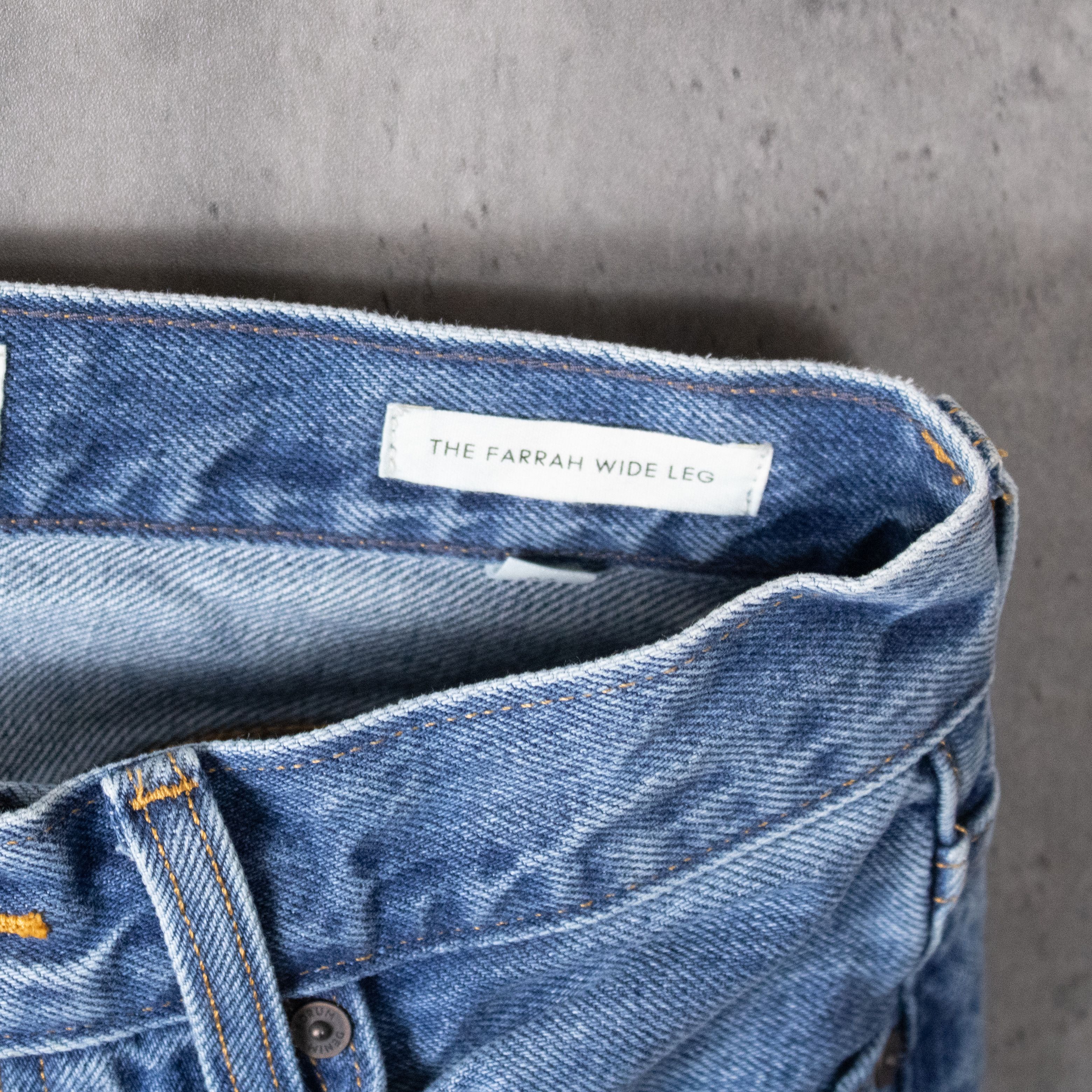 Japanese Brand Denim Form Baggy Wide Relax Fit CrazyY2K Denim Pant's Size US 26 / EU 42 - 11 Thumbnail