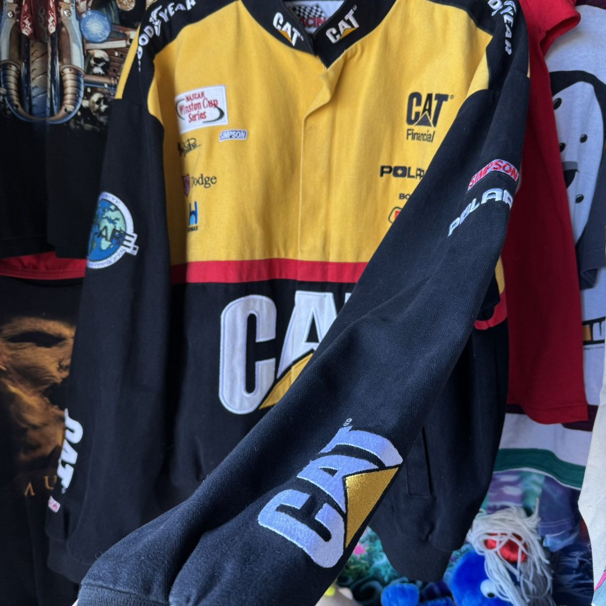 Caterpillar × NASCAR × Vintage Caterpillar Ward Burton Vintage 90s NASCAR Racing Jacket 90s Size US M / EU 48-50 / 2 - 6 Thumbnail