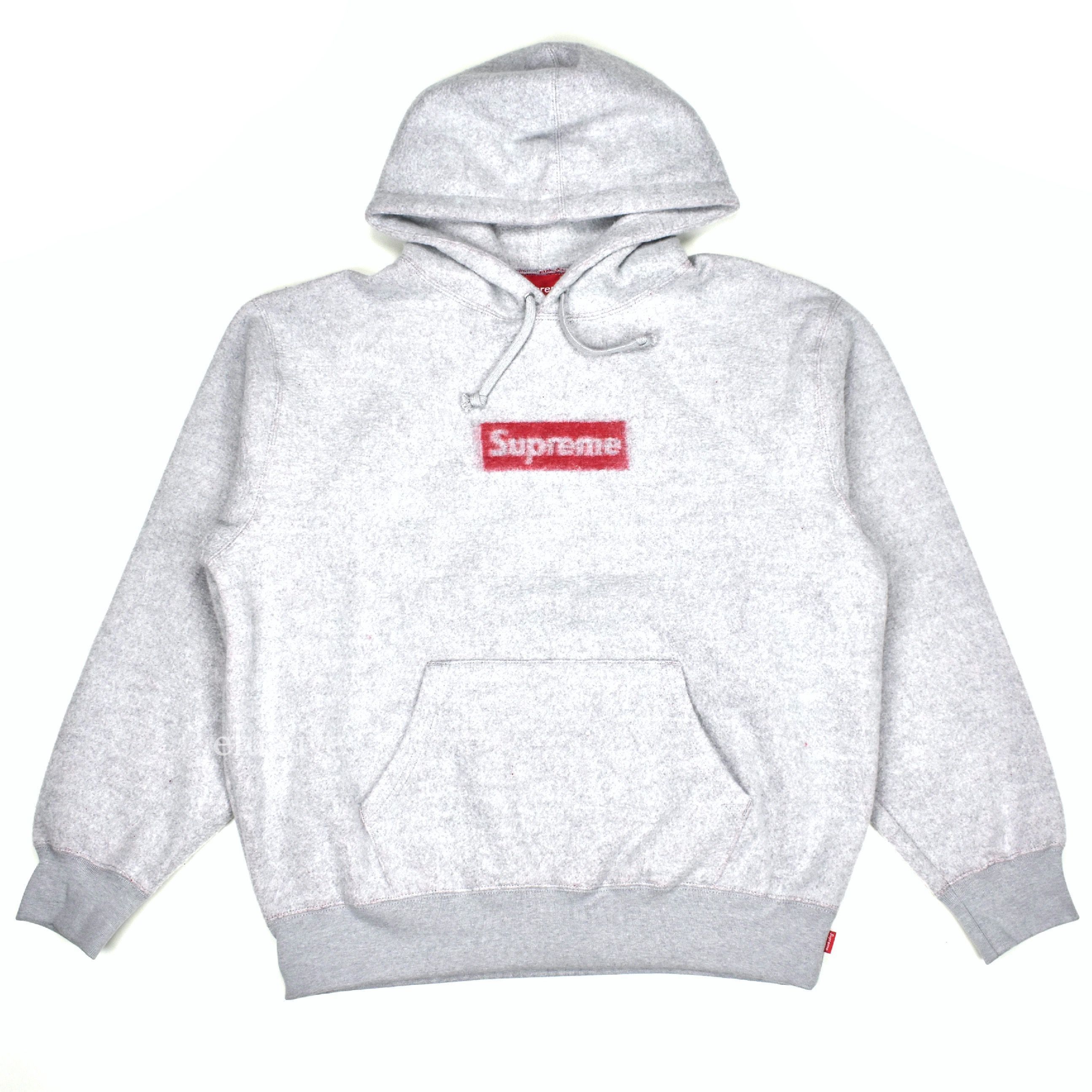 Supreme Supreme Cross Box Logo Hoodie (ash grey) | Grailed