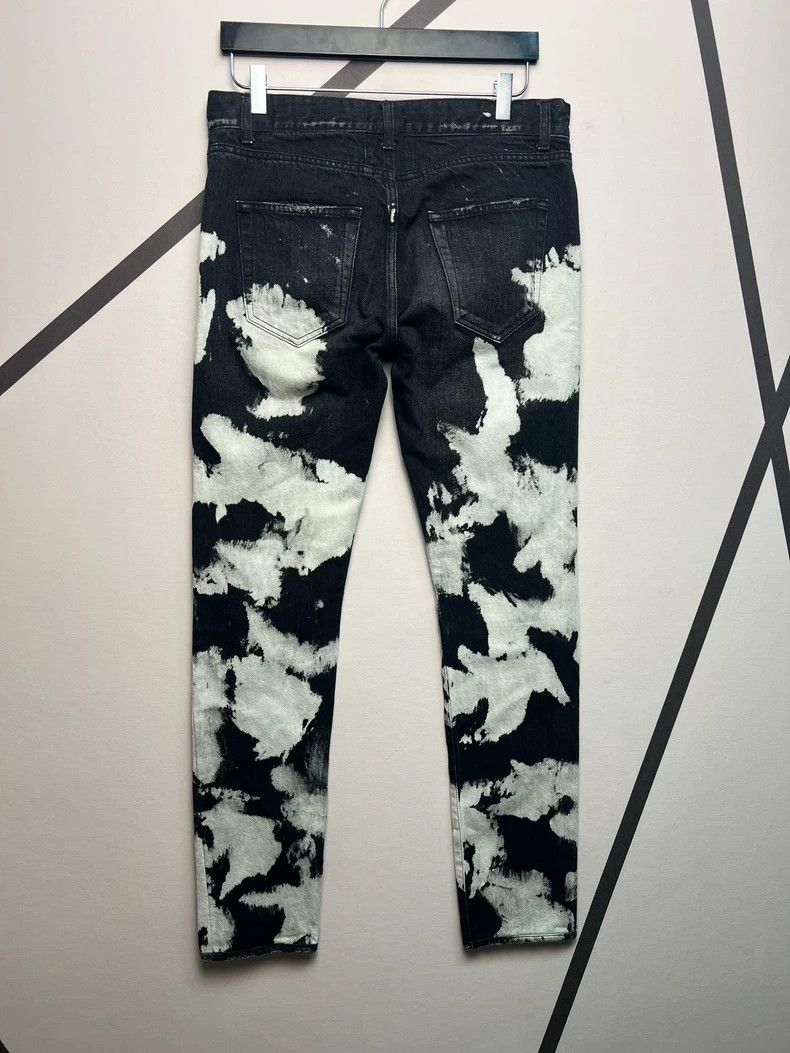 Yves Saint Laurent saint Laurent 16 spring/summer black and white splash ink h Size US 32 / EU 48 - 2 Thumbnail
