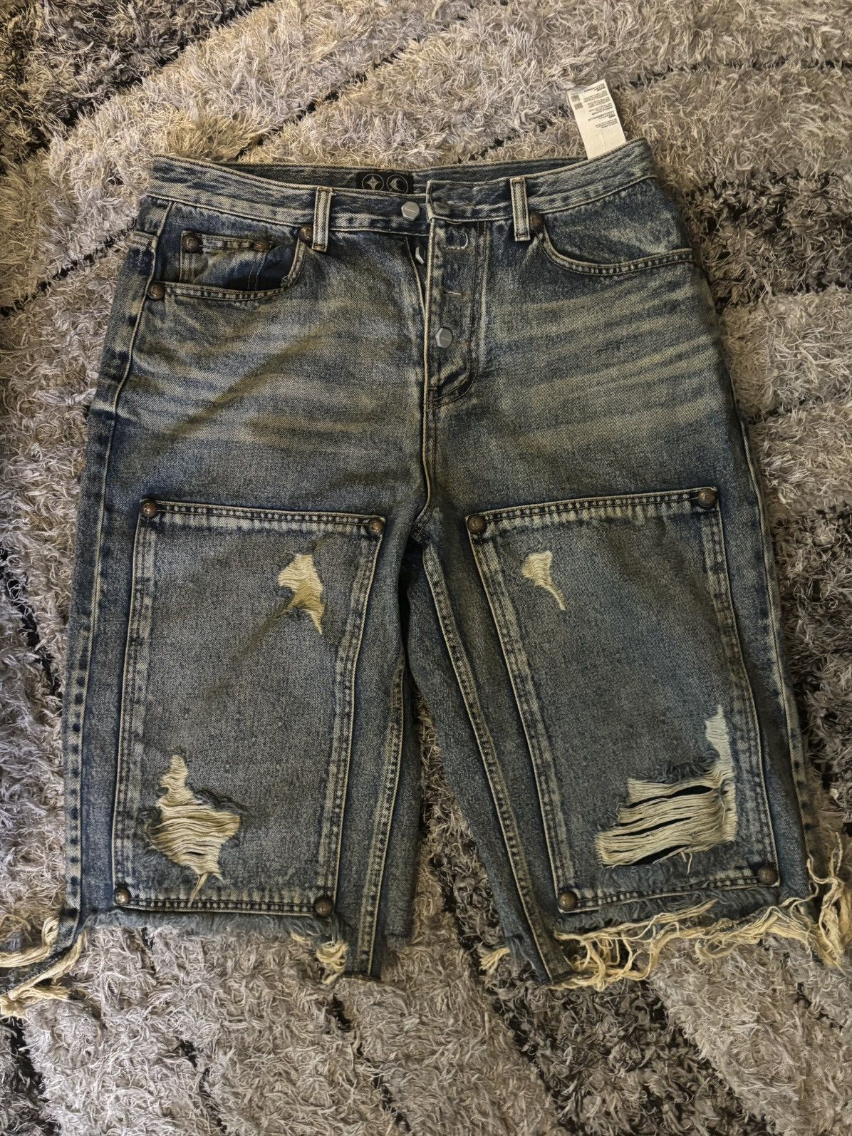 Thug Club Thug Club double knee shorts Size US 34 / EU 50 - 1 Thumbnail