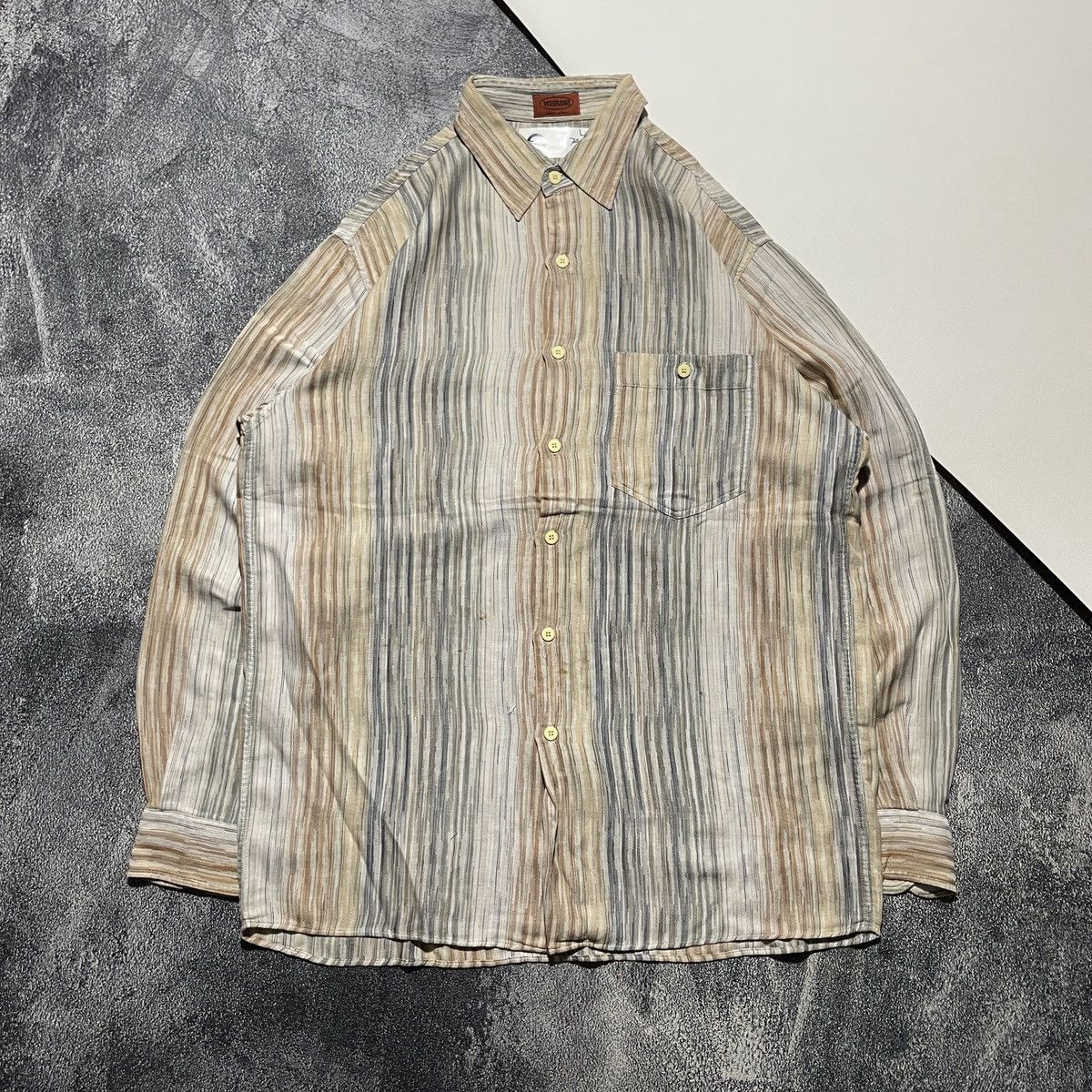 Missoni Missoni Multicolor Pocket Shirts Size US L / EU 52-54 / 3 - 1 Thumbnail