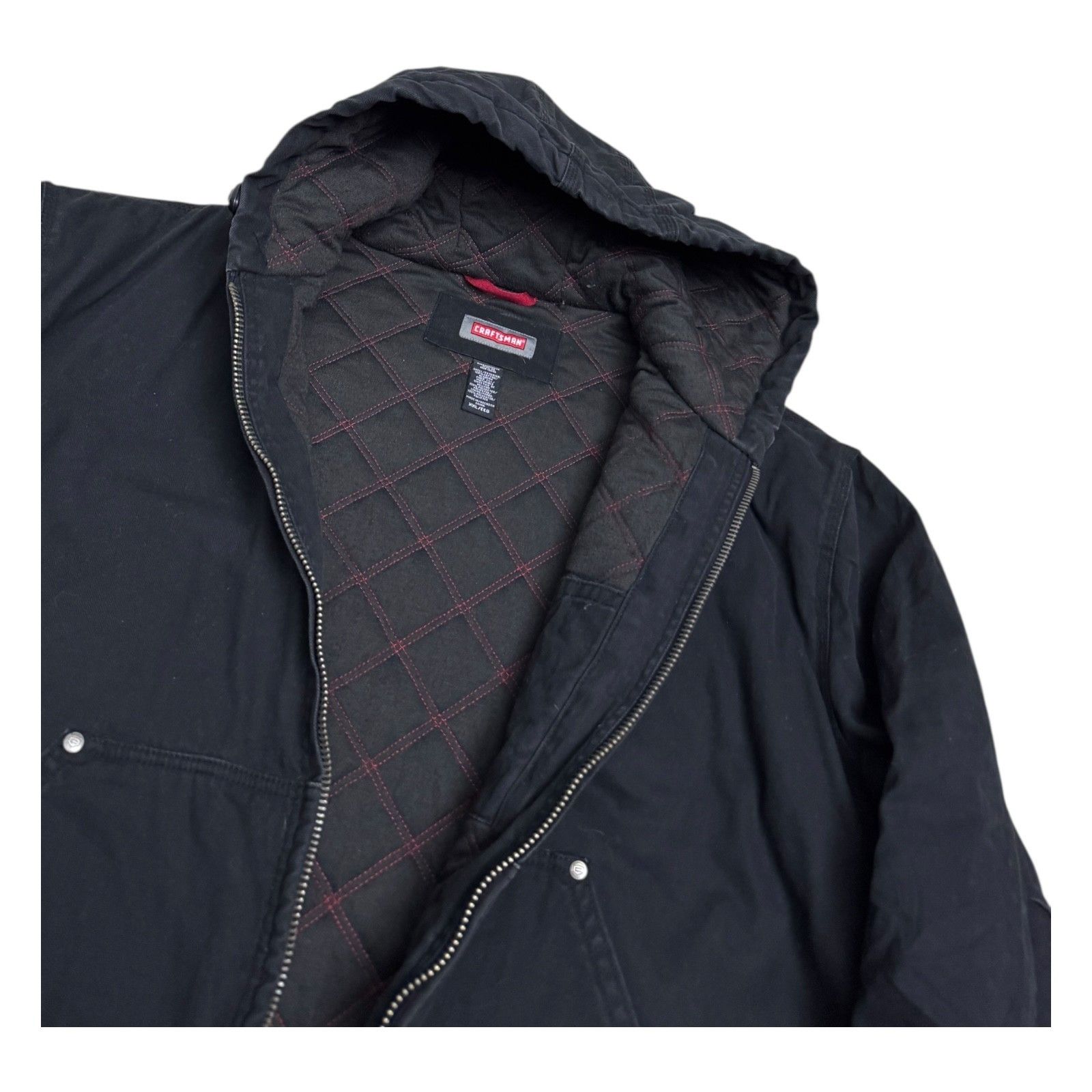 Craftsman CRAFTSMAN Canvas Quilted Bomber Work Winter Jacket Coat 2XL Size US XXL / EU 58 / 5 - 4 Thumbnail
