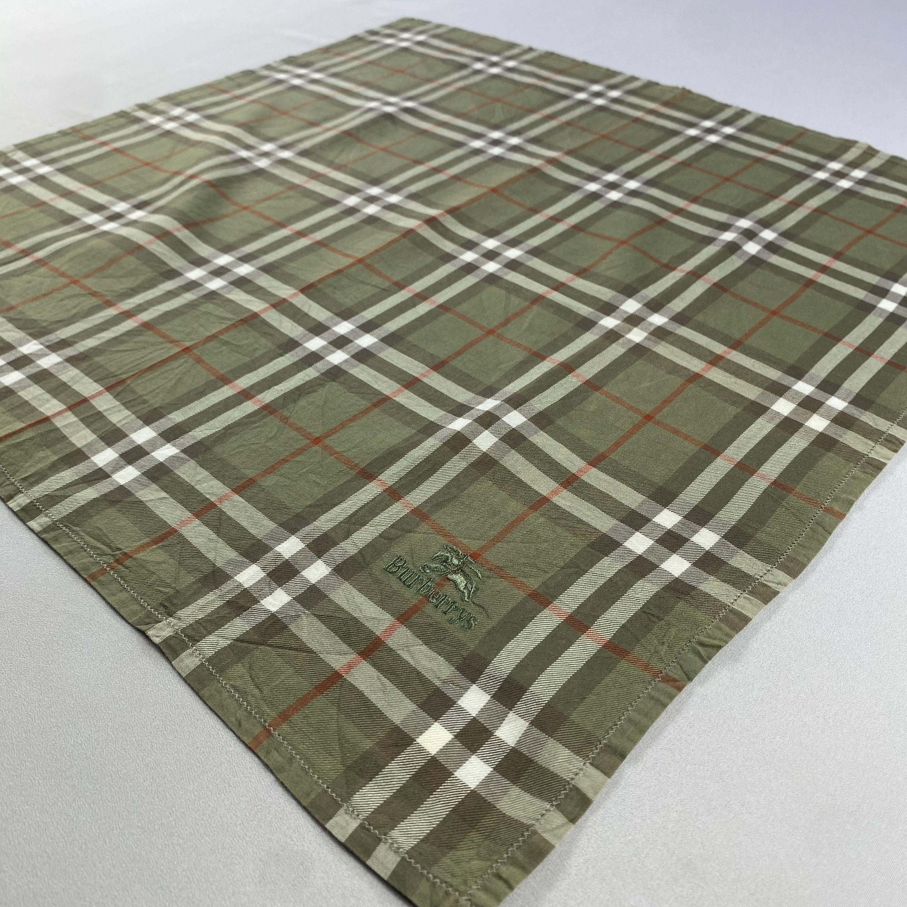 Burberry × Vintage Burberry Bandana/ Handkerchief / Neckerchief Size ONE SIZE - 2 Thumbnail