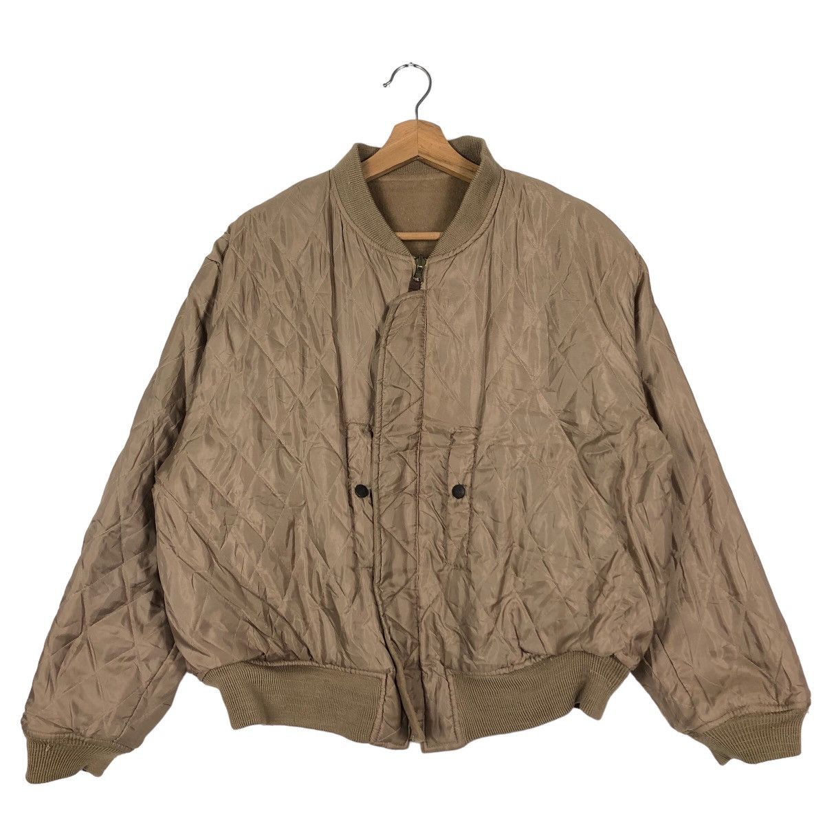 Japanese Brand 🔥Vintage Bomber Varsity Wool Jacket Ketty Issey Miyake Size US L / EU 52-54 / 3 - 13 Thumbnail