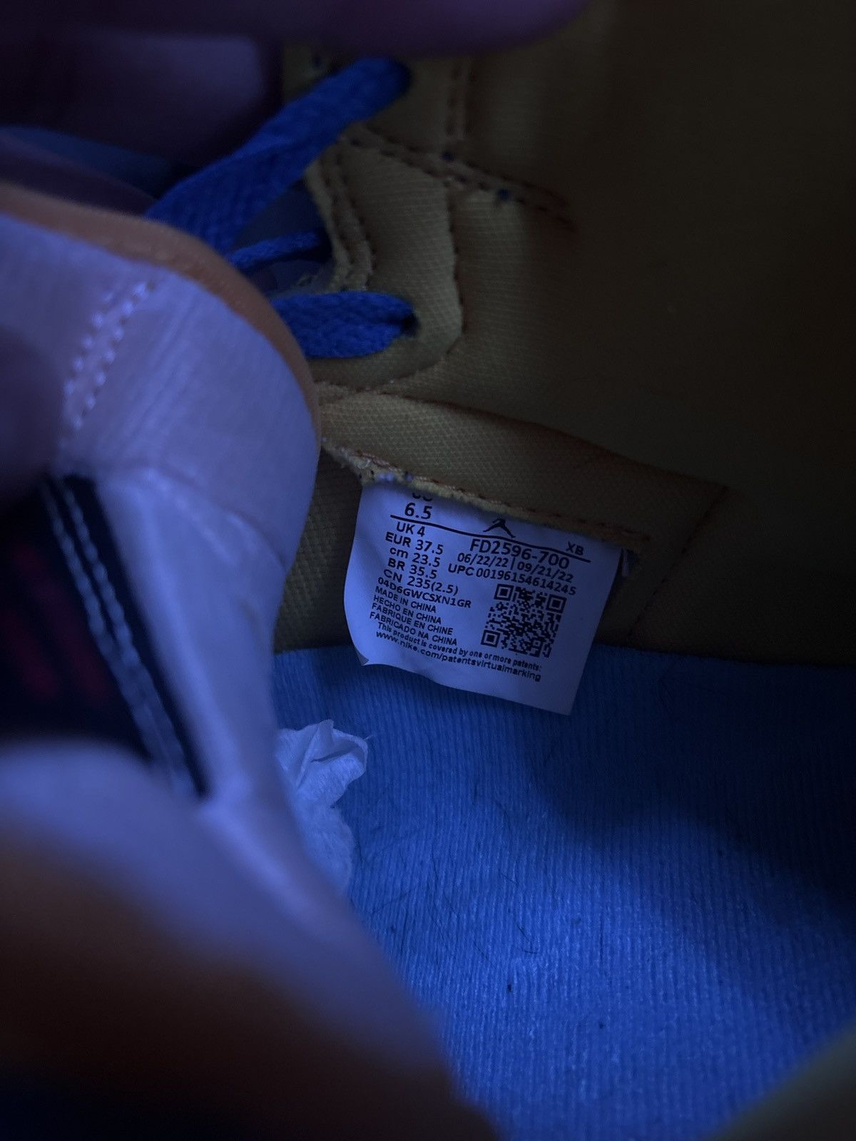 Jordan Brand Jordan 1 reverse laney Size US 6.5 / EU 39-40 - 6 Thumbnail