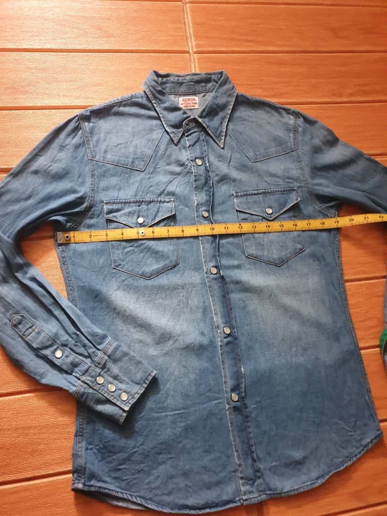 Edwin Edwin stonewash Japanese harajuku western shirt Size US M / EU 48-50 / 2 - 8 Thumbnail