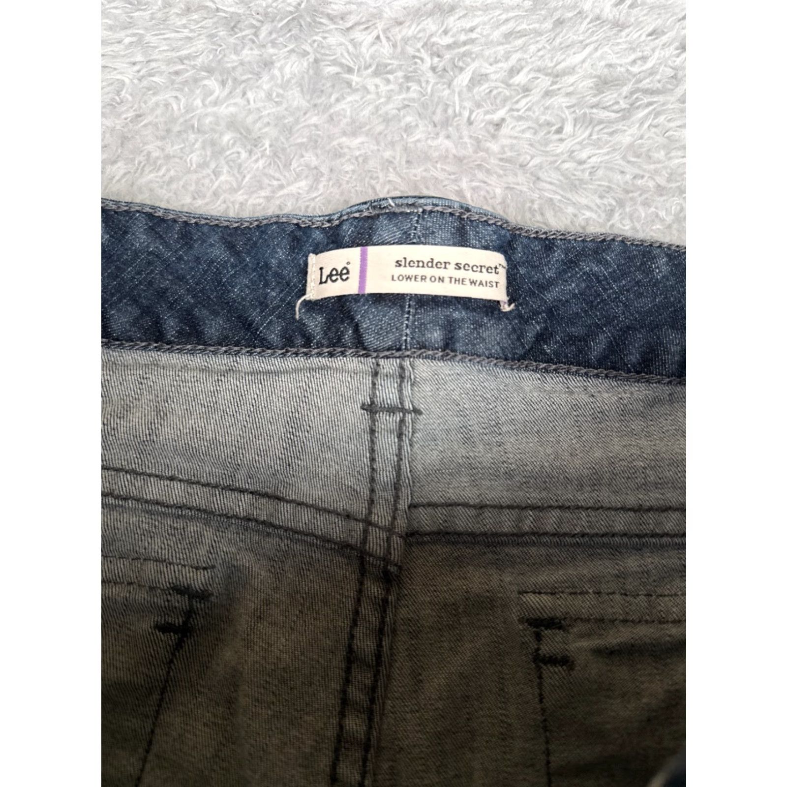 Lee VINTAGE Lee Jeans Women 10 Bootcut Denim Mid Rise 29in Waist Distressed Cotton Blend Womens Size 32" / US 10 / IT 46 - 6 Thumbnail