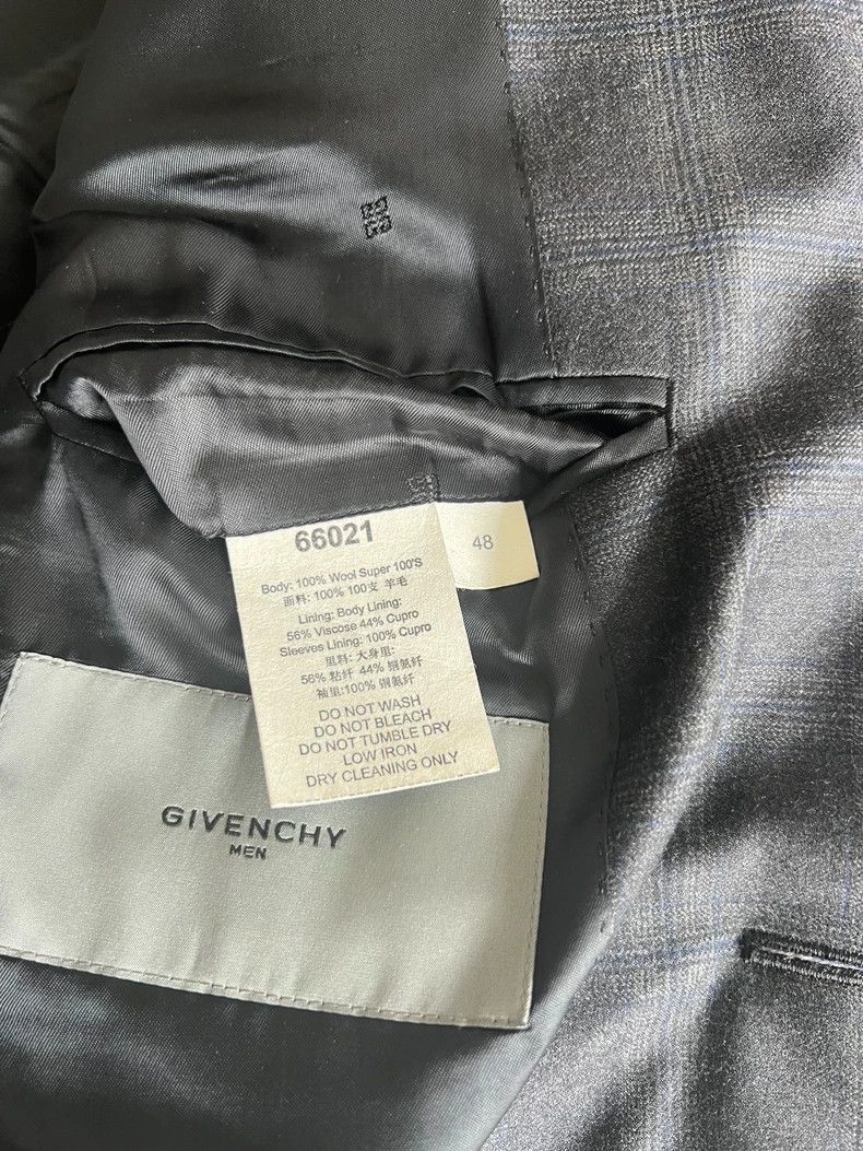 Givenchy Givenchy Size 48 Grey Wool Blazer Jacket Size US XL / EU 56 / 4 - 5 Thumbnail