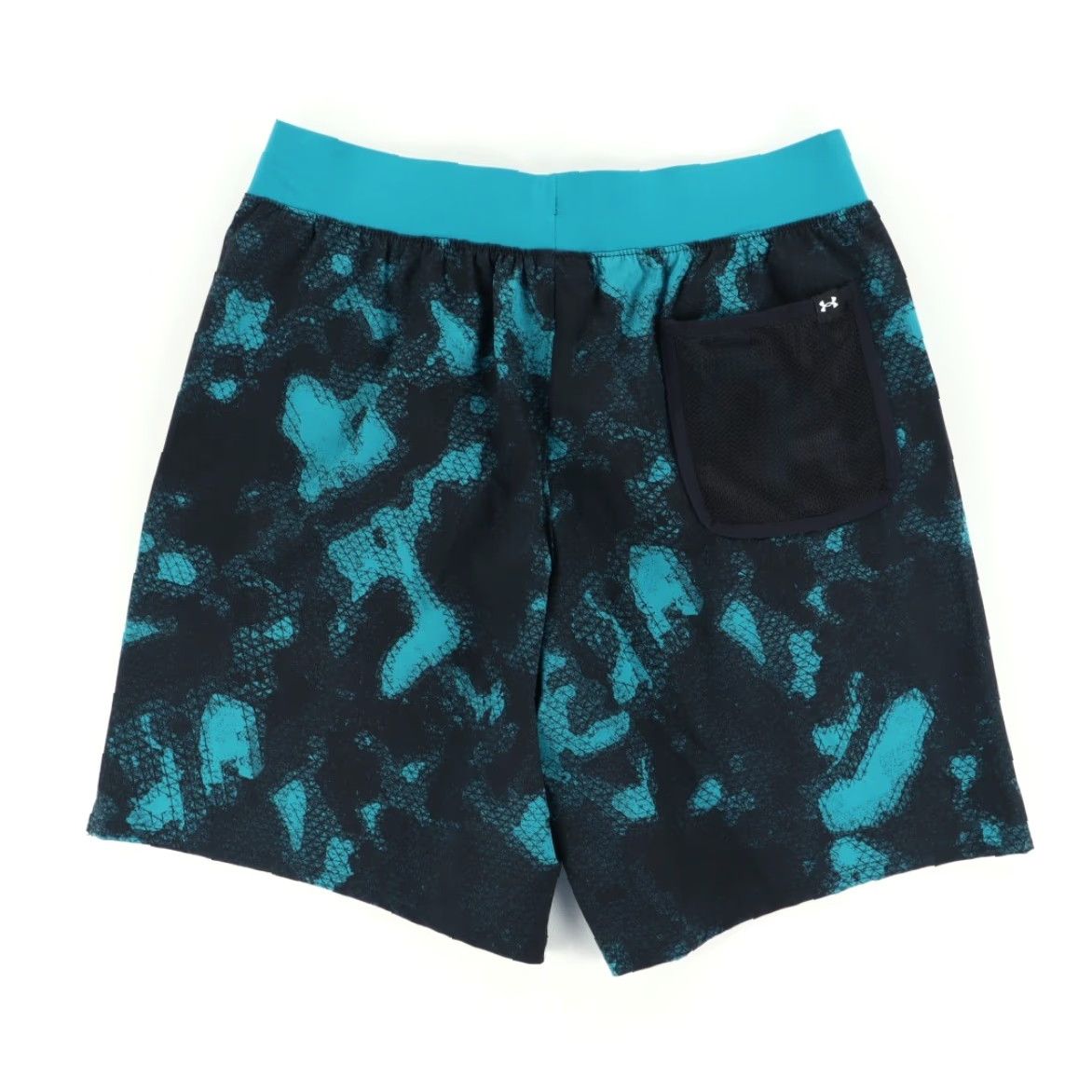 Under Armour VINTAGE is not applicable; use Under Armour Project Rock Woven Athletic Shorts Teal Tie-Dye Mens L Size US 33 - 4 Thumbnail