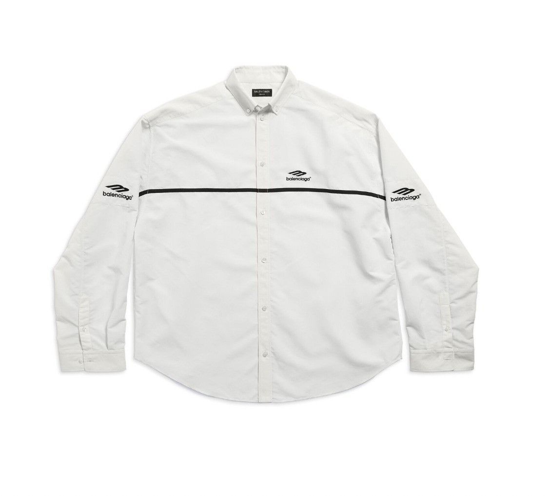 Balenciaga o1bcso1str1124 3B Sports Icon Tracksuit Shirt Oversized Size US S / EU 44-46 / 1 - 1 Thumbnail