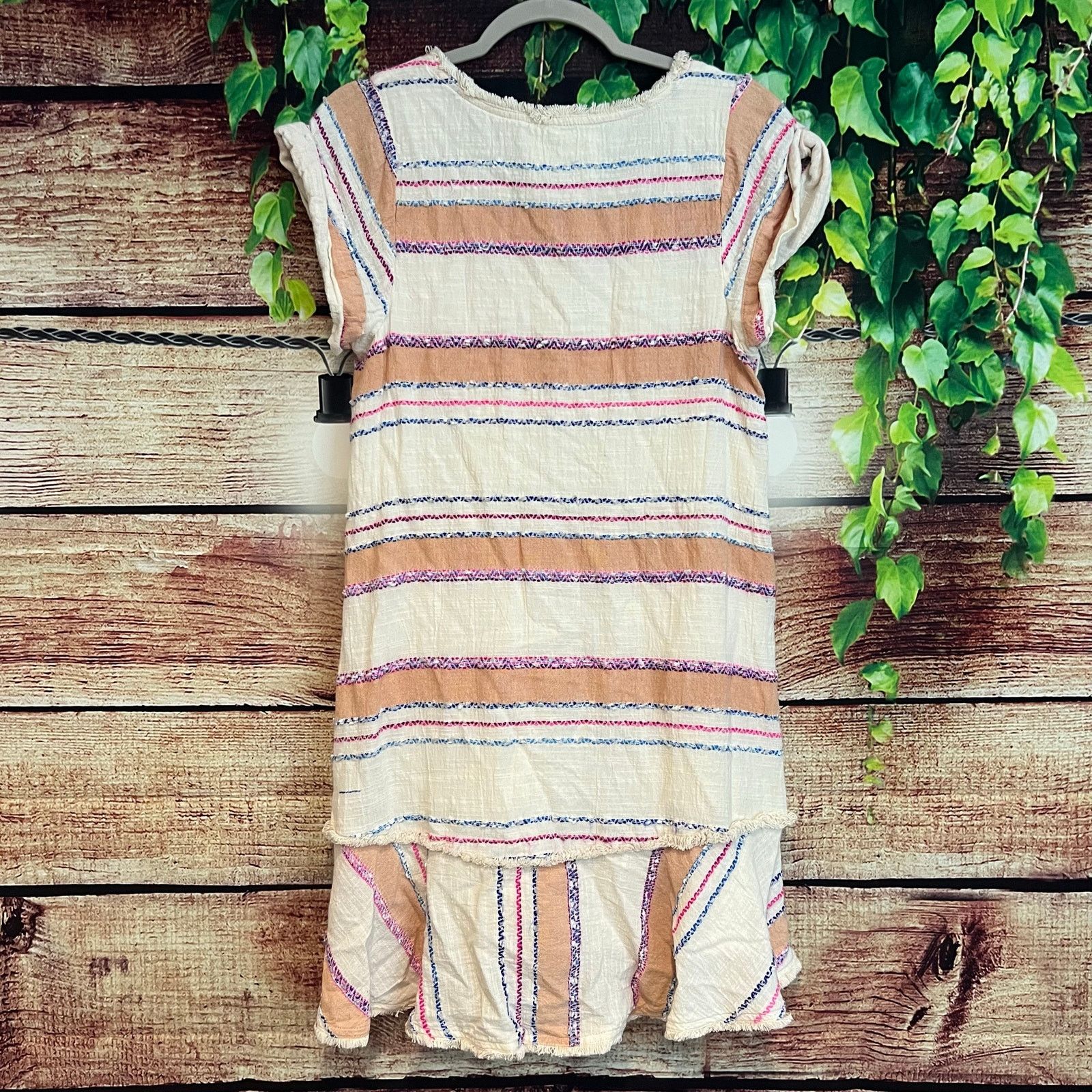 Anthropologie Anthropologie Holding Horses Elira Striped Dress Boho Fringe Size S / US 4 / IT 40 - 9 Thumbnail