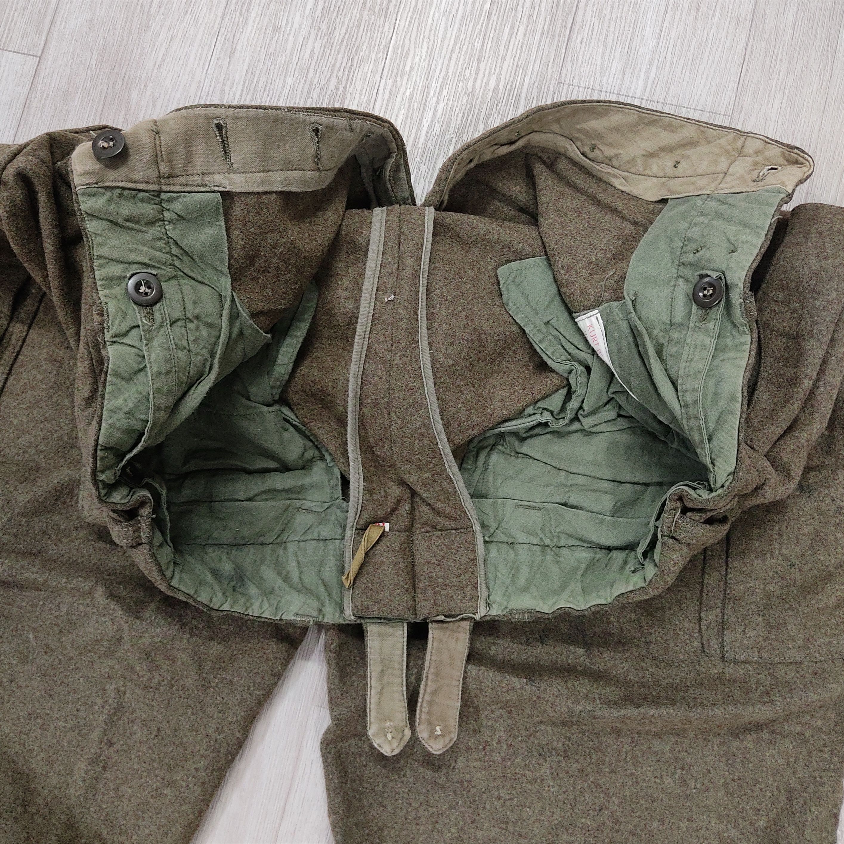 Vintage Vintage OG 60s Kurt Begemann Heavy Wool Combat Pants Size US 33 - 6 Thumbnail