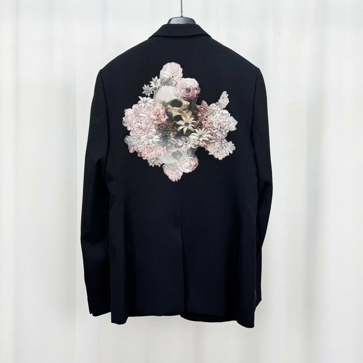 Dior Dior x Tetsu Kamei Rose Skull Wool Blazer Size US S / EU 44-46 / 1 - 2 Thumbnail