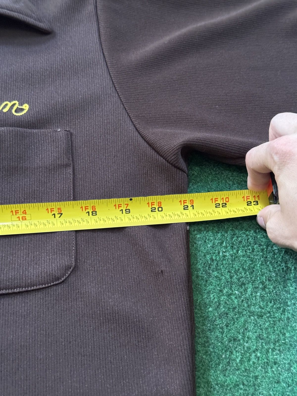 Vintage True Vintage 70s Chain Stitch Damore Press Lynn Polo Shirt Size US L / EU 52-54 / 3 - 6 Thumbnail