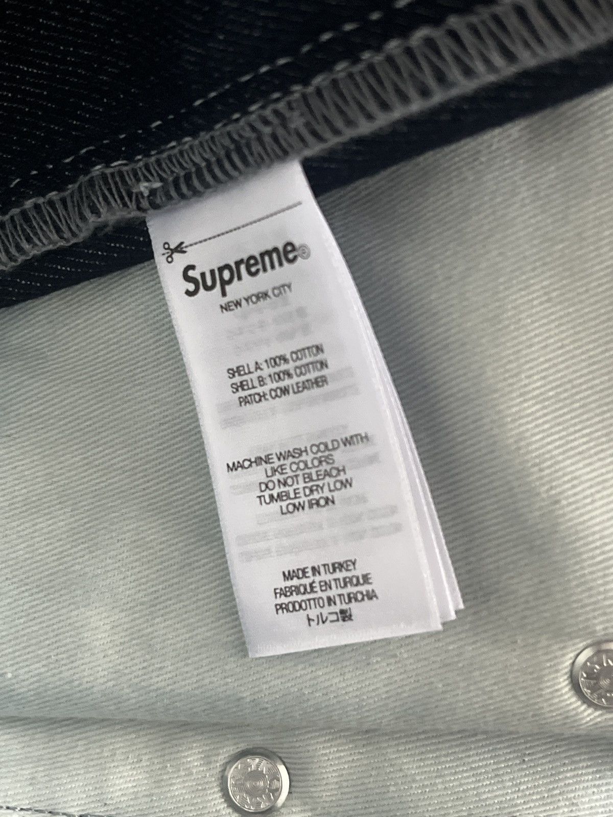 Supreme 2-TONE PANELED BAGGY JEAN | Grailed