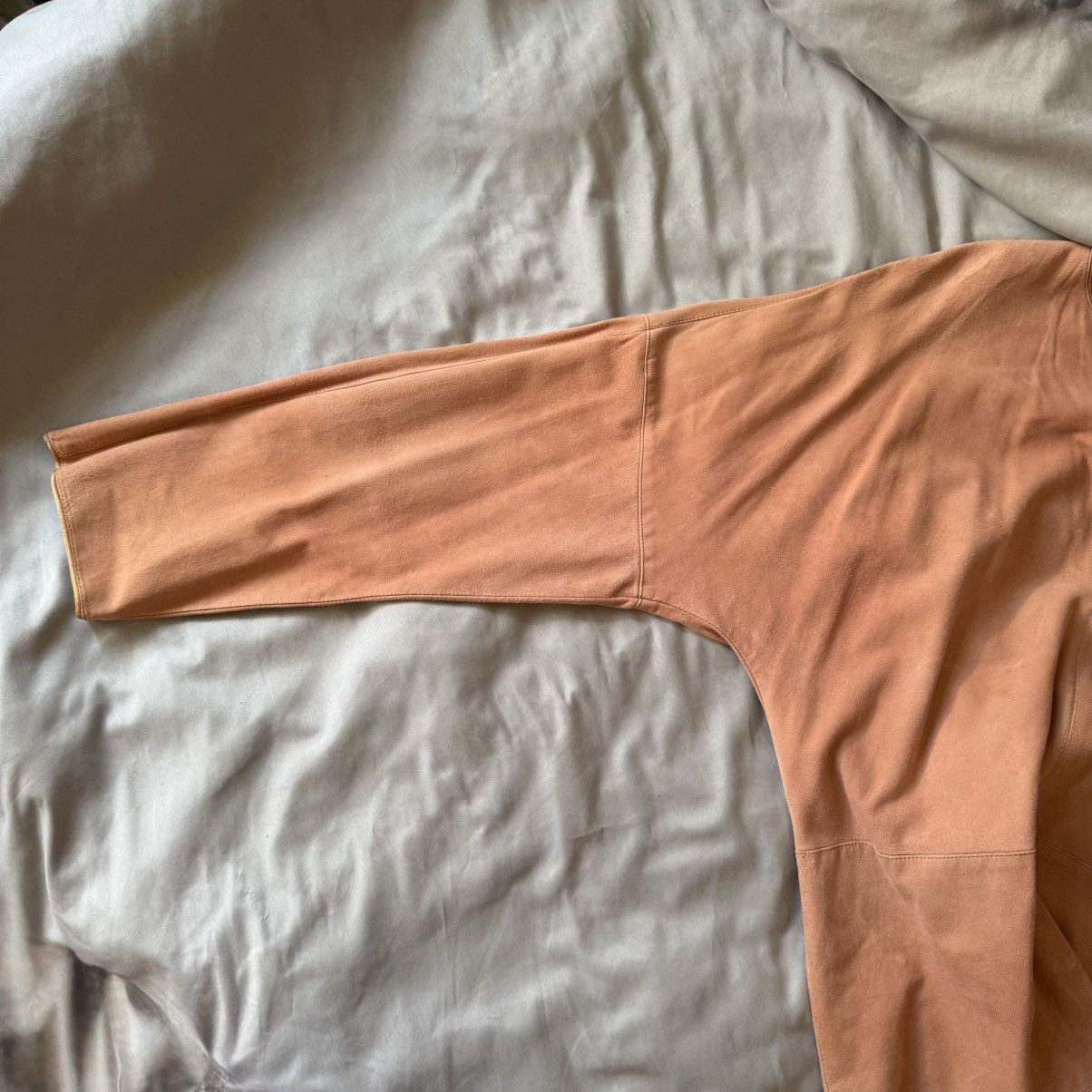 Calvin Klein CALVIN KLEIN Vintage 70s Pink Suede Top M 6 8 Boho 60s Size M / US 6-8 / IT 42-44 - 18 Thumbnail