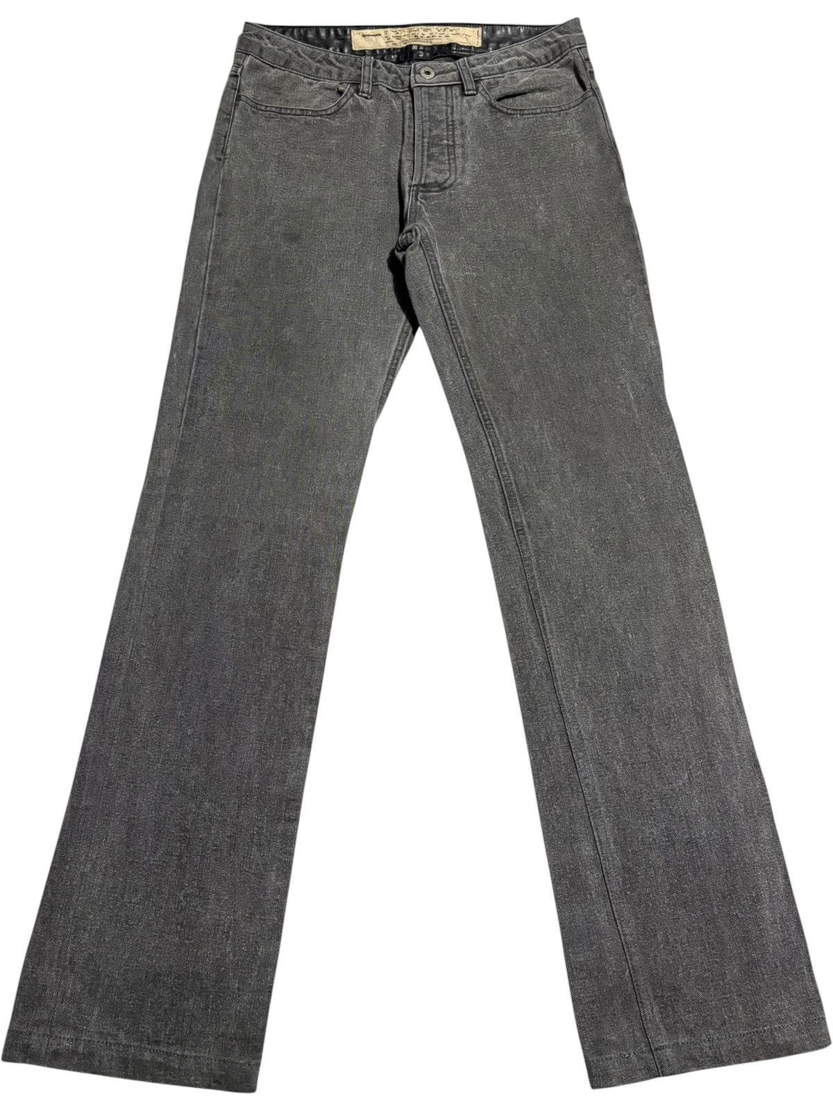 RIPVANWINKLE 2002 Van Winkle Jeans Archive Denim if six was nine leather Size US 29 - 1 Thumbnail