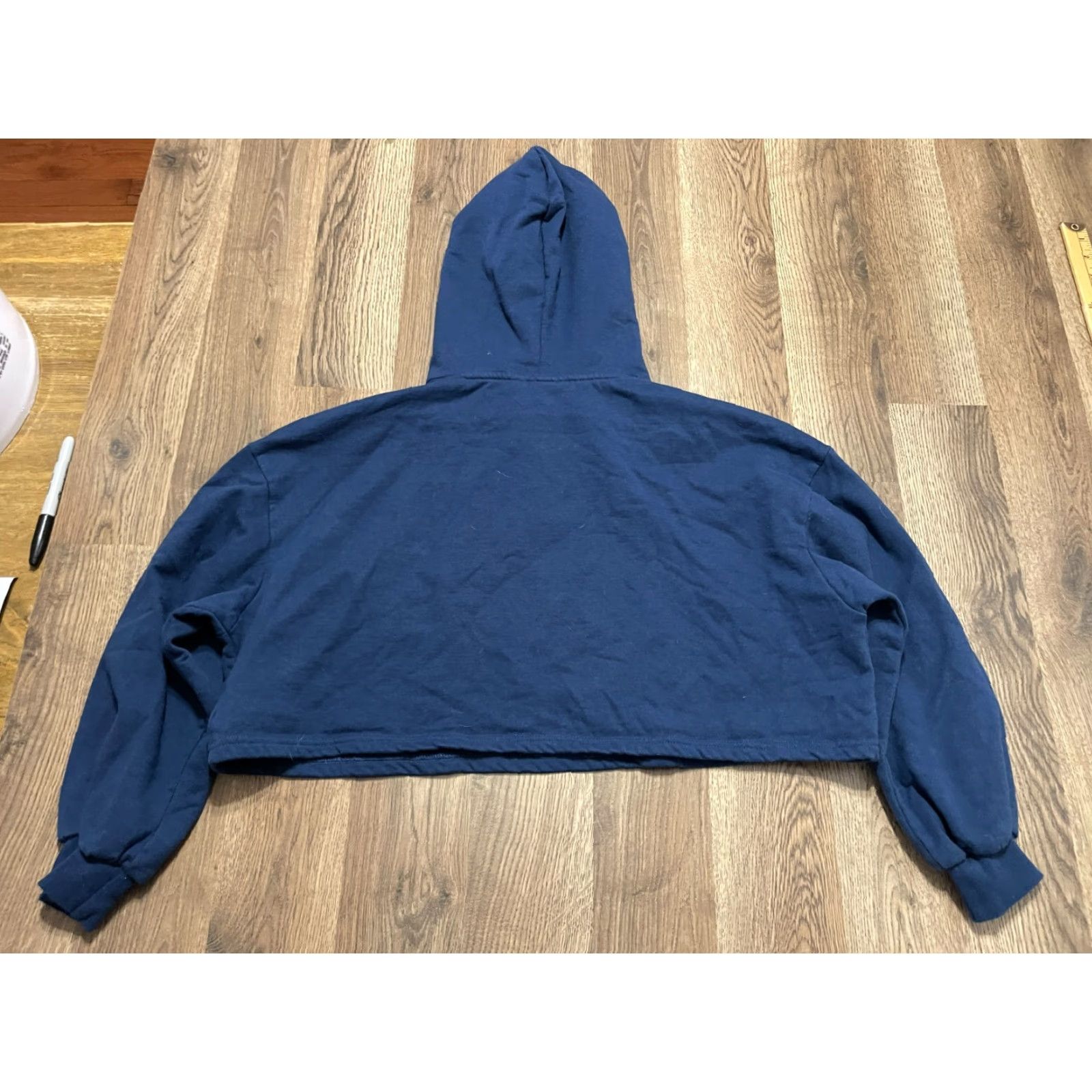 Vintage Mighty Fine Outfit Sweatshirt+Pants, Women's SM, Blue, Butterfly Mushroom Moons, Outfit/Set, Modern, Fall/Spring/Summer, Womens Size S / US 4 / IT 40 - 3 Thumbnail