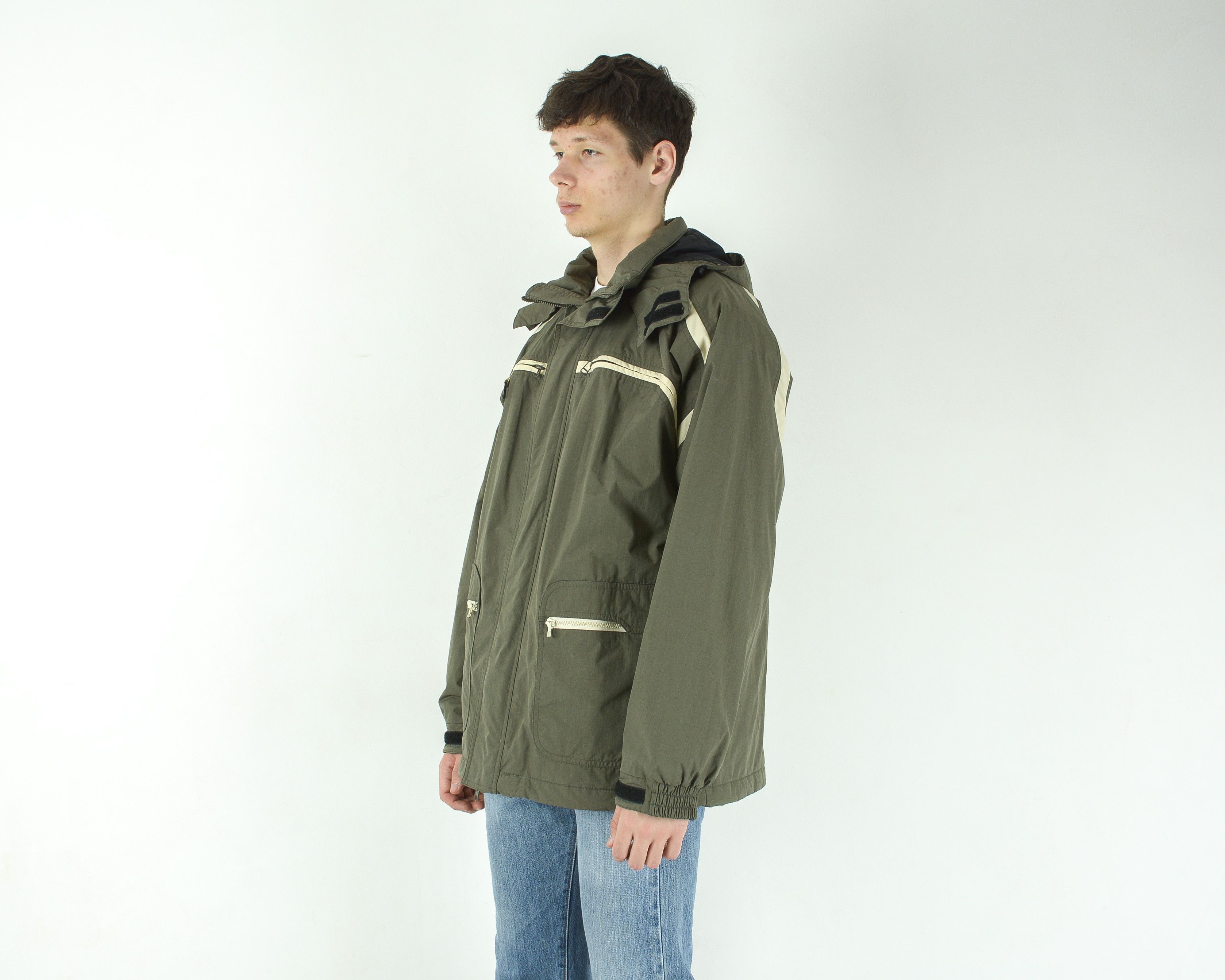 Fila Men Ski Jacket Coat Snowboarding Skiing Hooded Parka Zip Top Size US XL / EU 56 / 4 - 3 Thumbnail