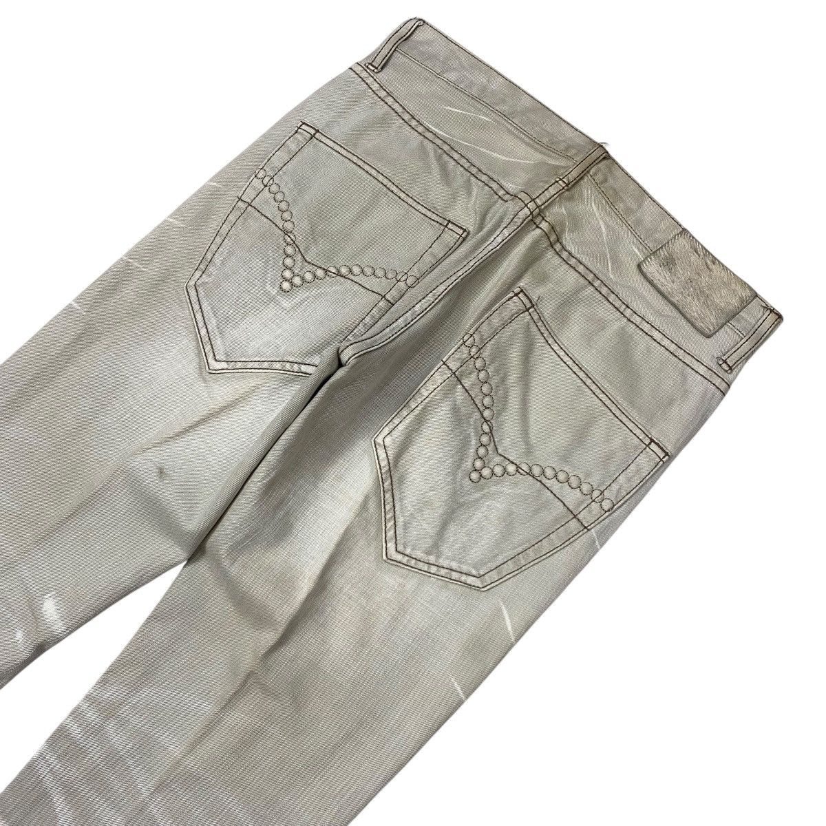 If Six Was Nine × Japanese Brand × Le Grande Bleu (L.G.B.) Standards Of Urban Craft Studded Flared Denim Pants Size US 32 / EU 48 - 4 Thumbnail
