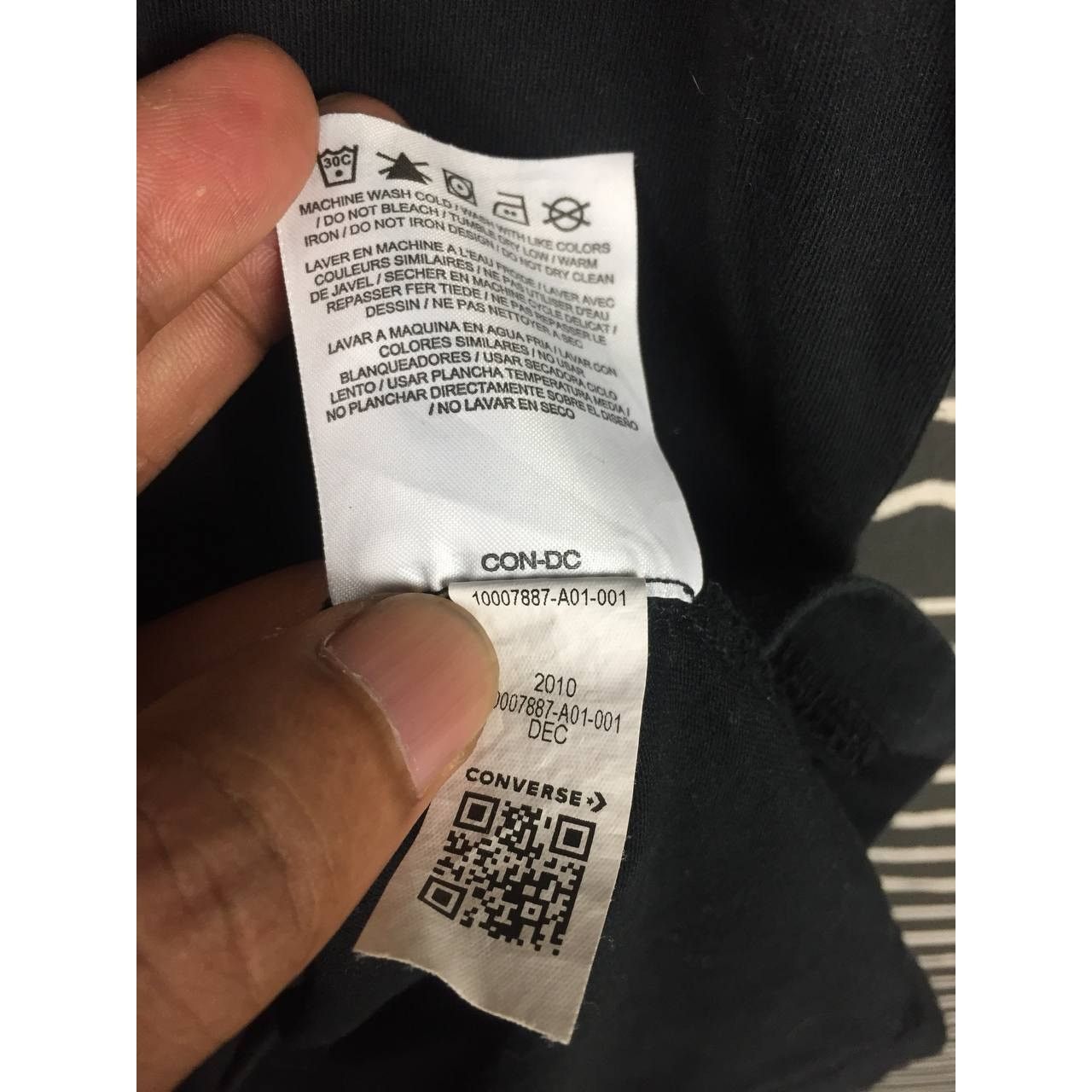 Converse × Vintage Converse All Star Chuck Taylor Big Logo Tee Size US XS / EU 42 / 0 - 9 Thumbnail
