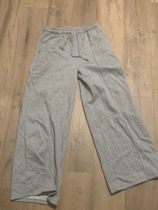 Grey Flared Sweatpants