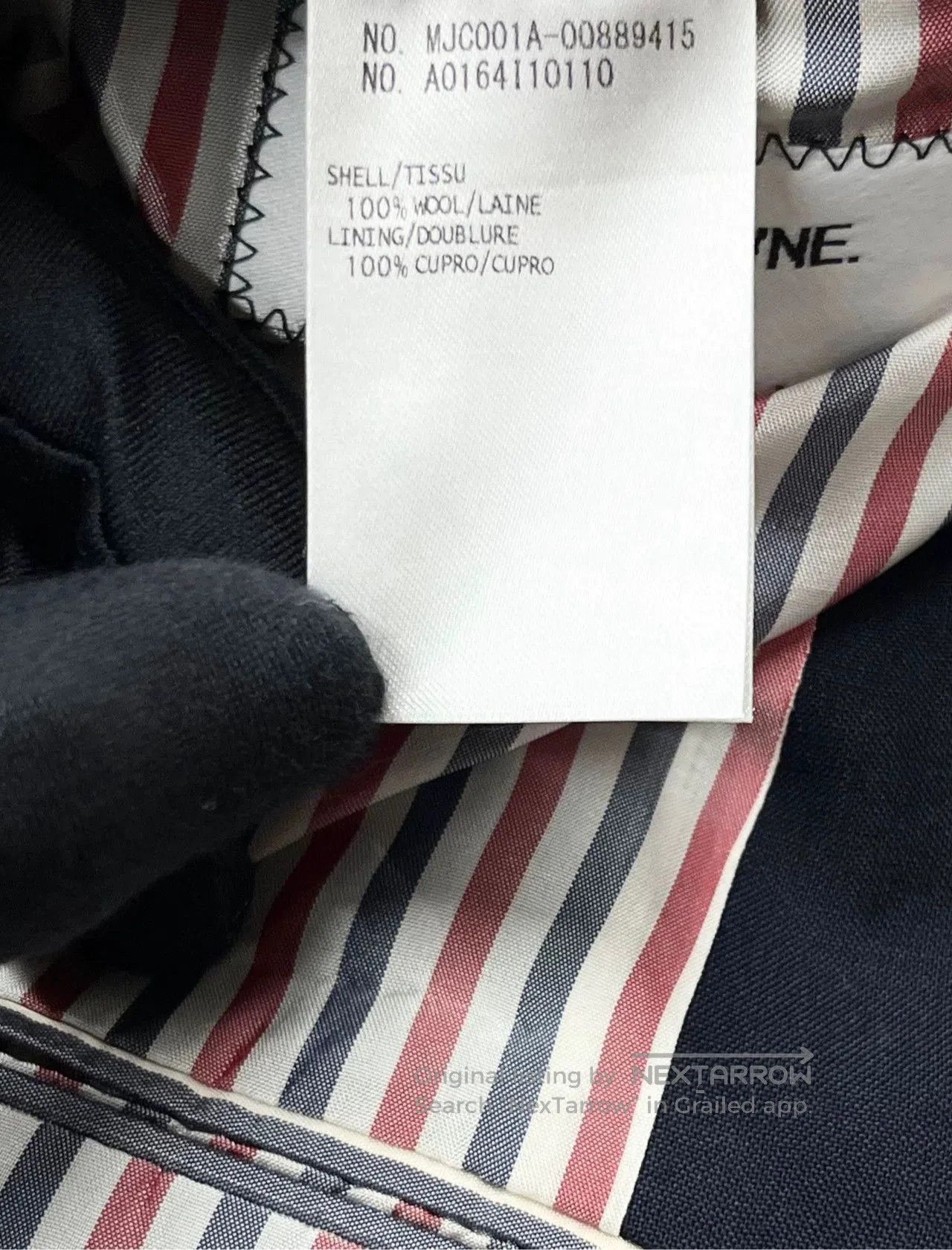 Thom Browne Thom Browne Navy Anchor Button Blazer. Size US M / EU 48-50 / 2 - 4 Thumbnail